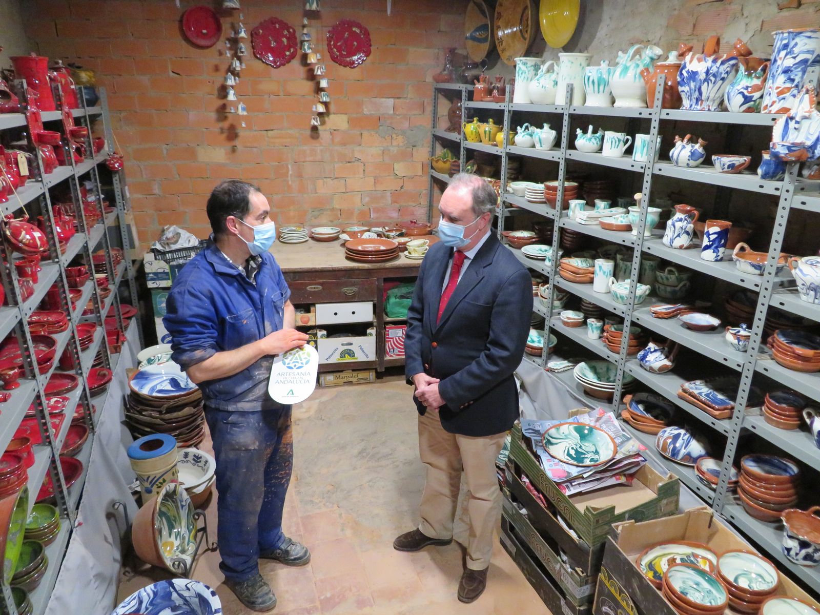 Visita del delegado Antonio Augustín.