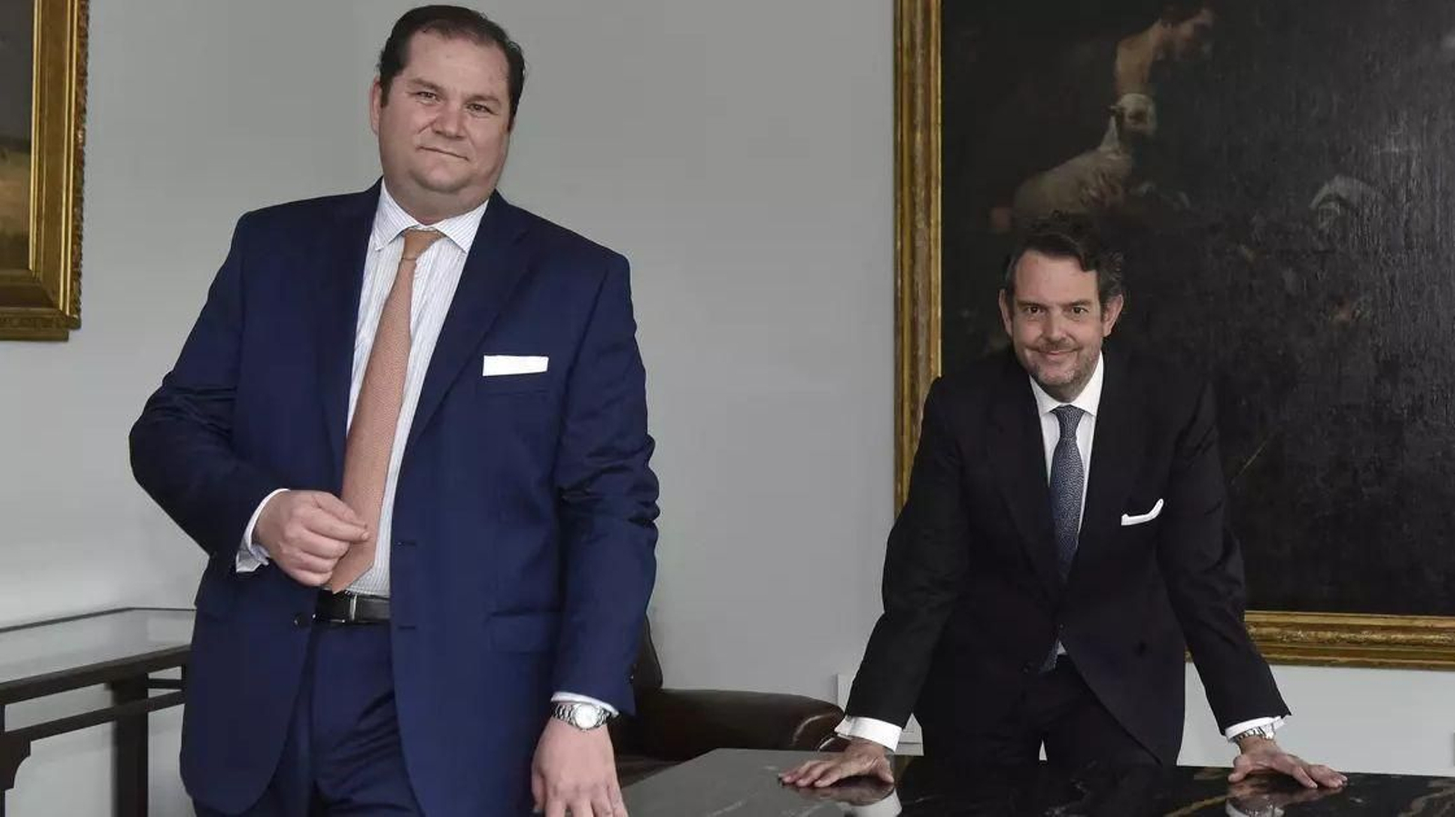 El vicepresidente de Persán, Juan Moya (izquierda), junto a Antonio Somé, consejero delegado (derecha).