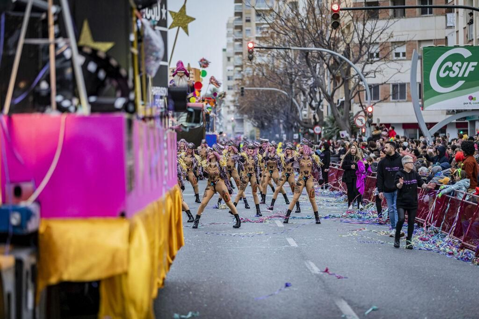 La cabalgata del Carnaval de Cádiz de 2023