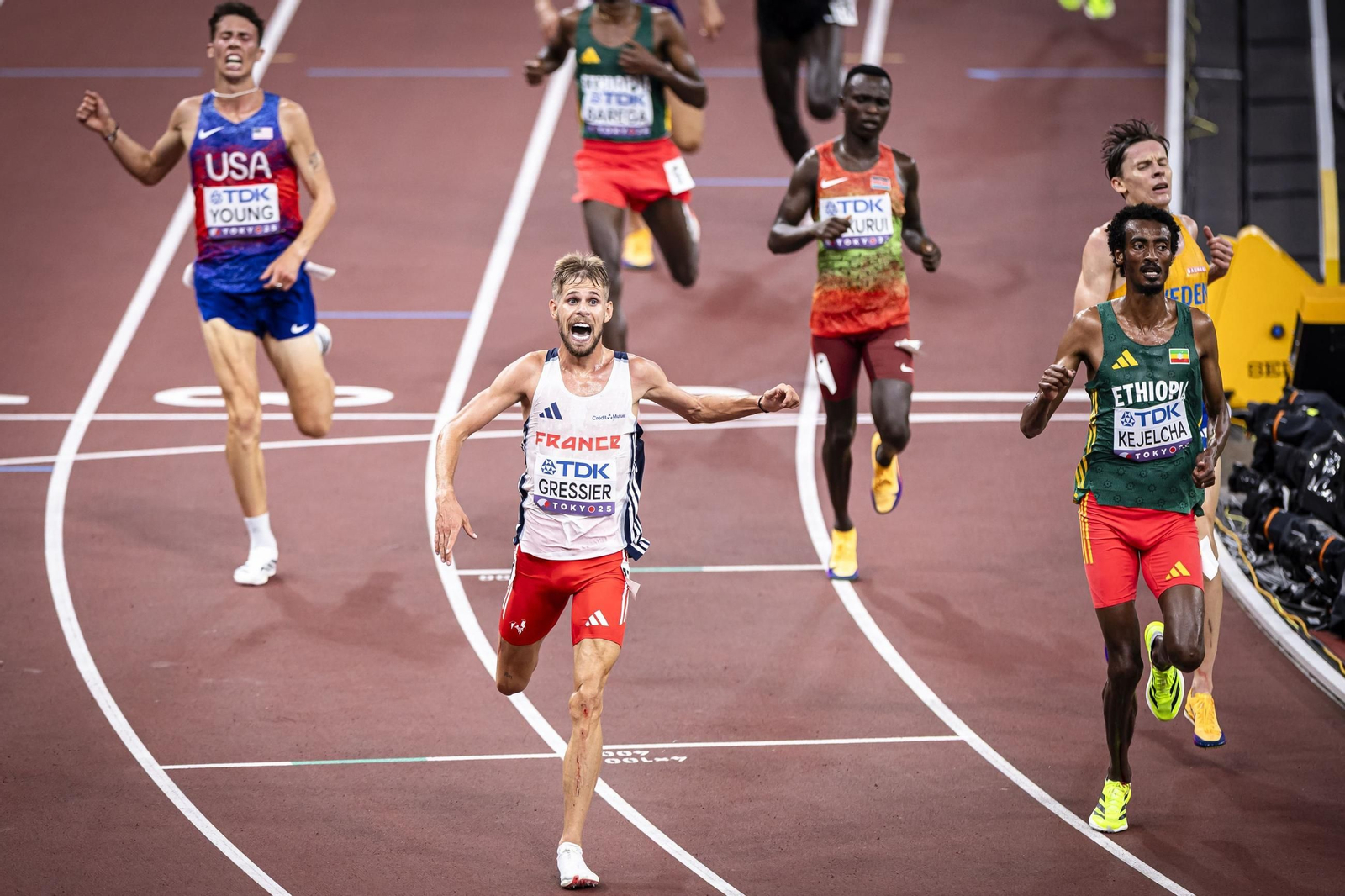 Las mejores imágenes del triunfo de Seville en 100 metros y del resto del Mundial de atletismo