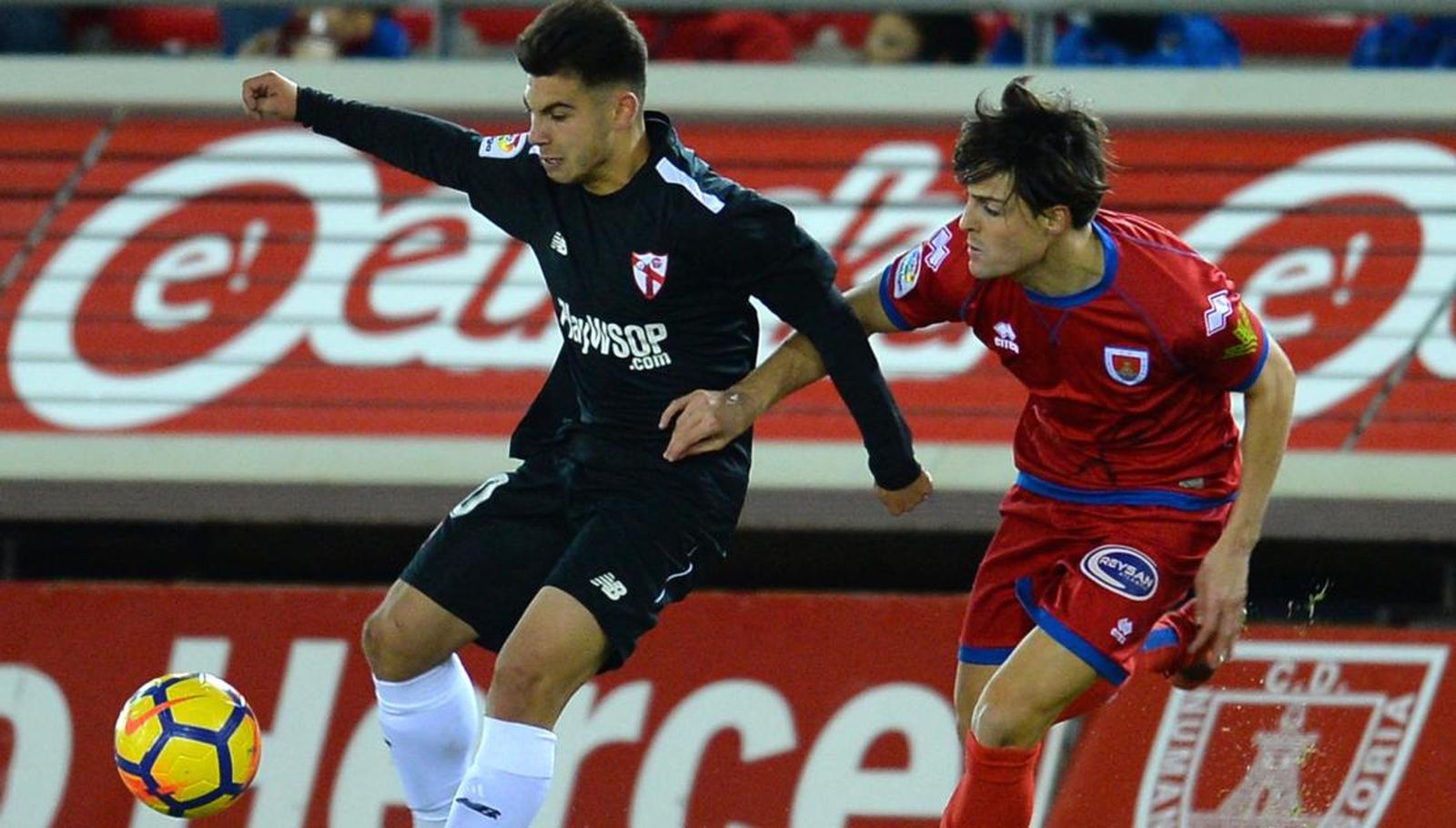 Un lance del partido.