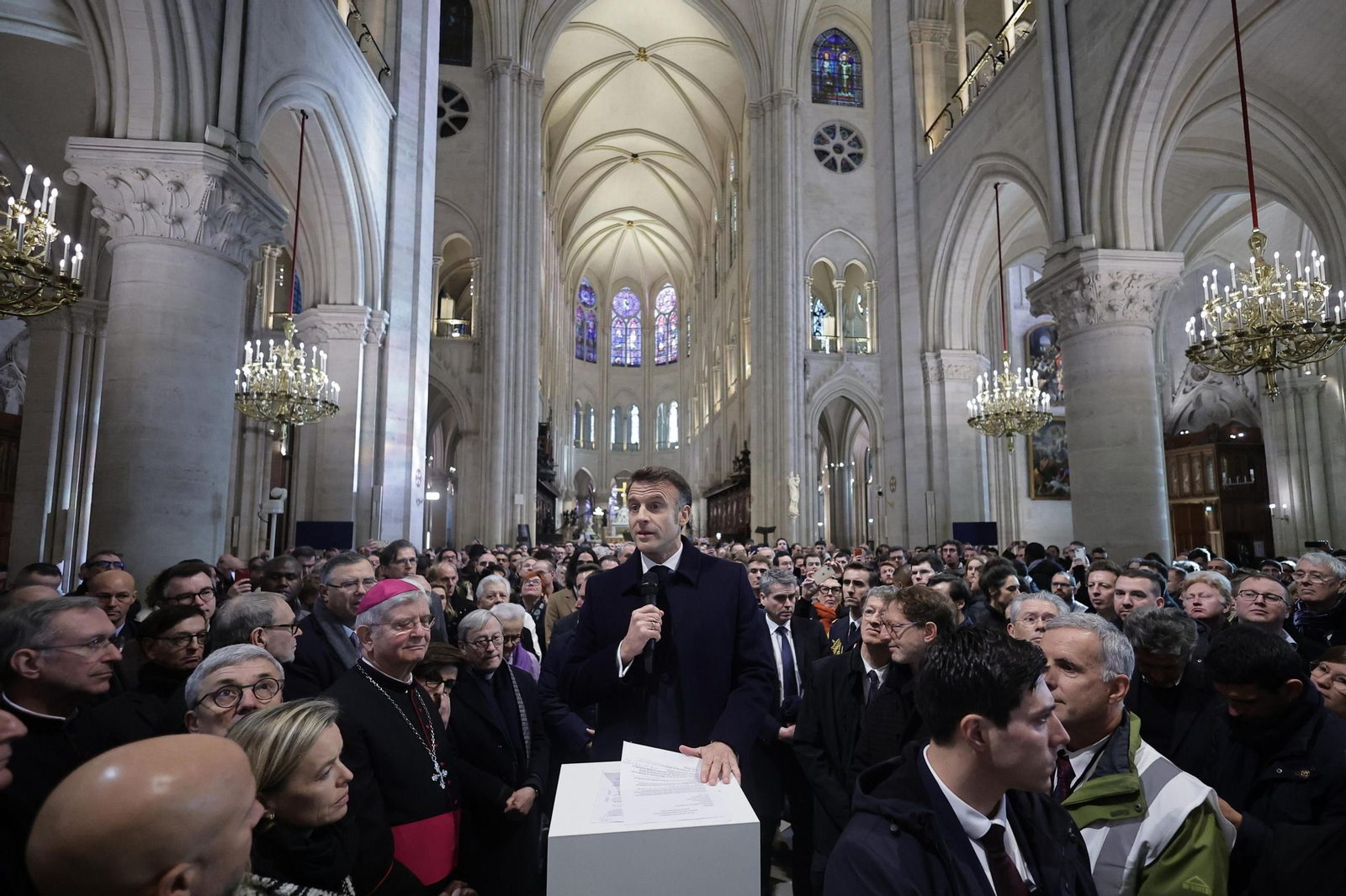 Así es el nuevo interior de Notre Dame tras la restauración Así es el nuevo interior de Notre Dame tras la restauración