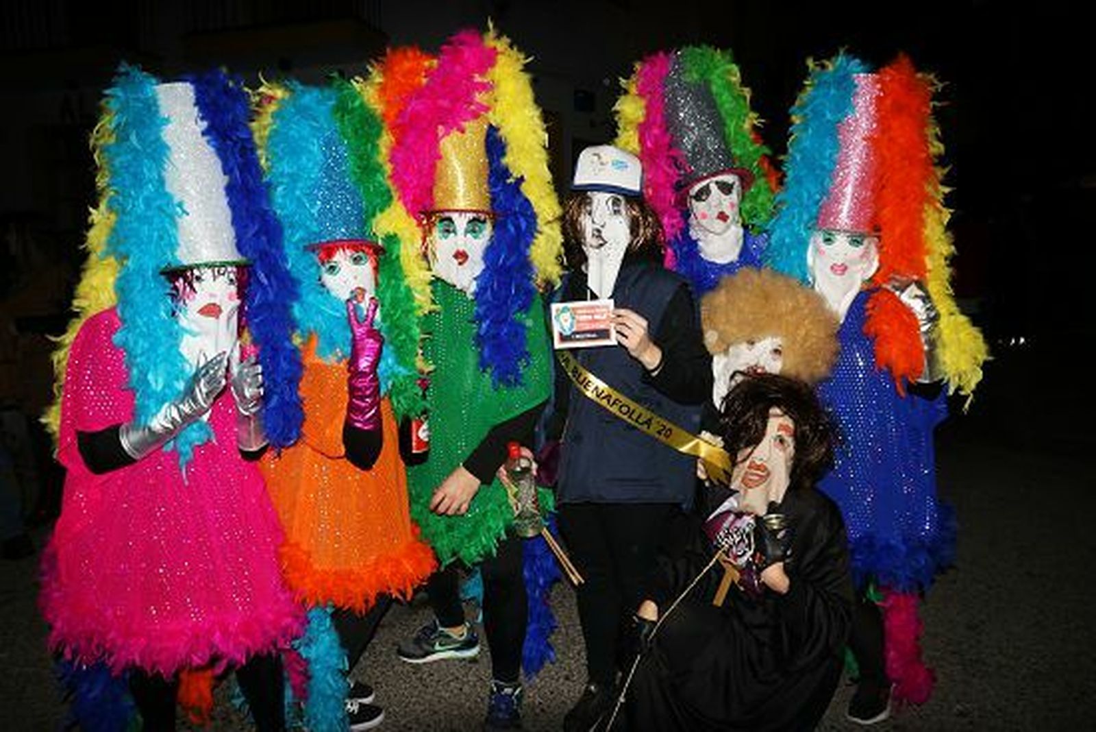 Premio Máscaras 'Buenafollá' en el Carnaval de Alhama de Granada 2020.