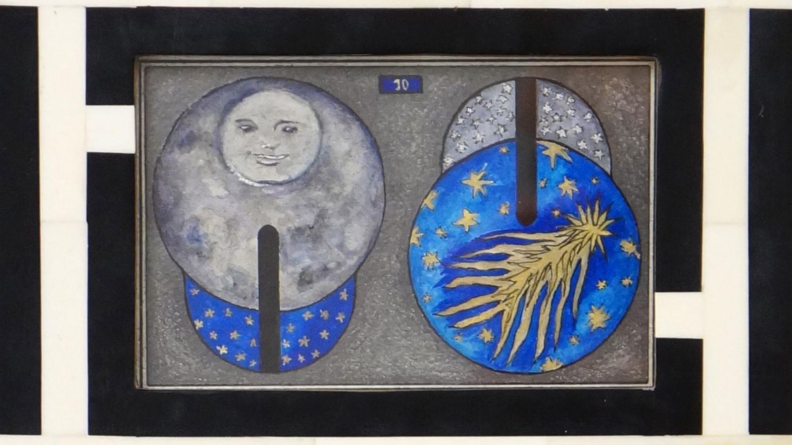 Bego López, con su obra 'Casilla Astronomía'. Bego López, con su obra 'Casilla Astronomía'.