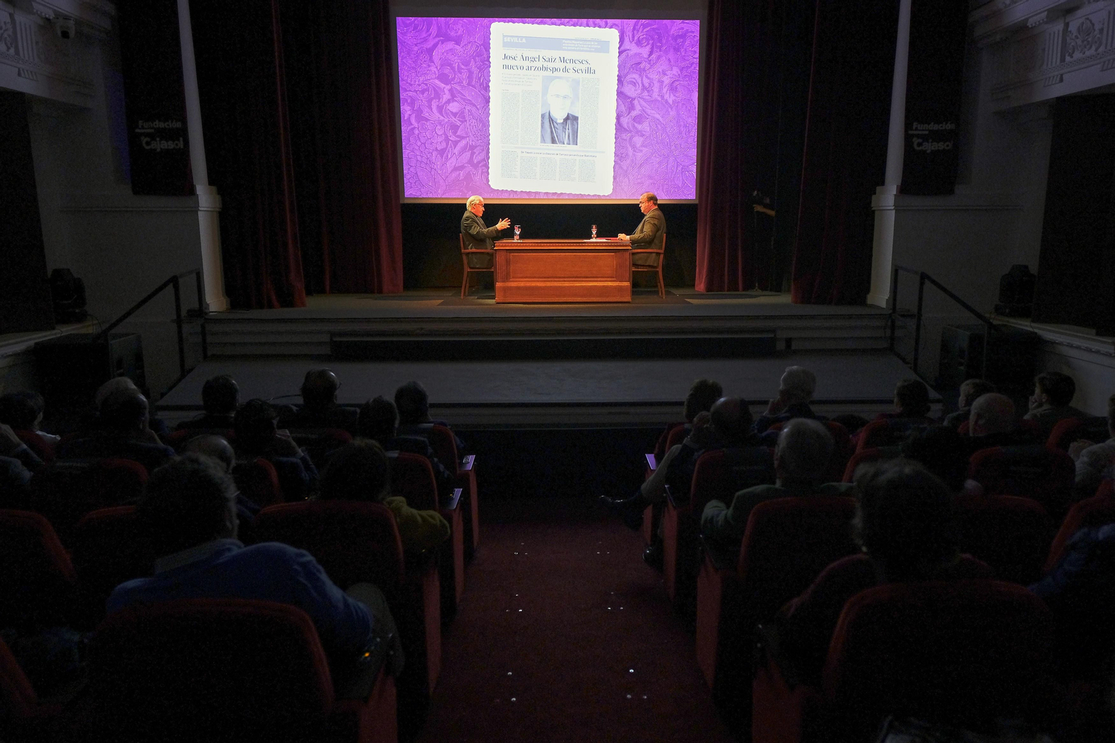 DIALOGO CUARESMA NAVARRO ANTOLIN Y JOSE ANGEL SAIZ MENESES