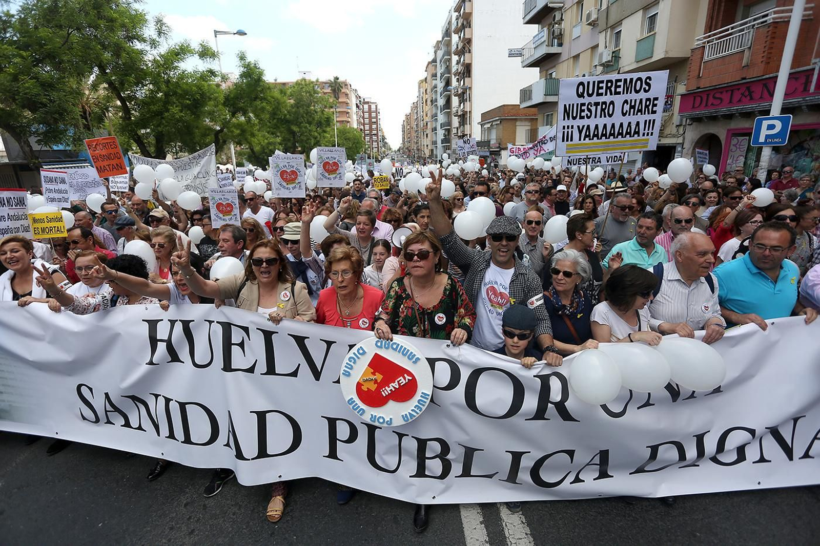 Las Imágenes de la Manifestación por una Sanidad Digna