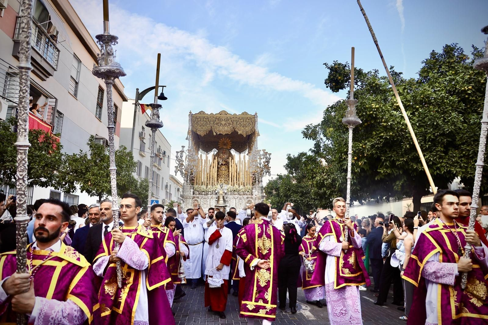 Procesión extraordinaria de María Santísima de la Trinidad.