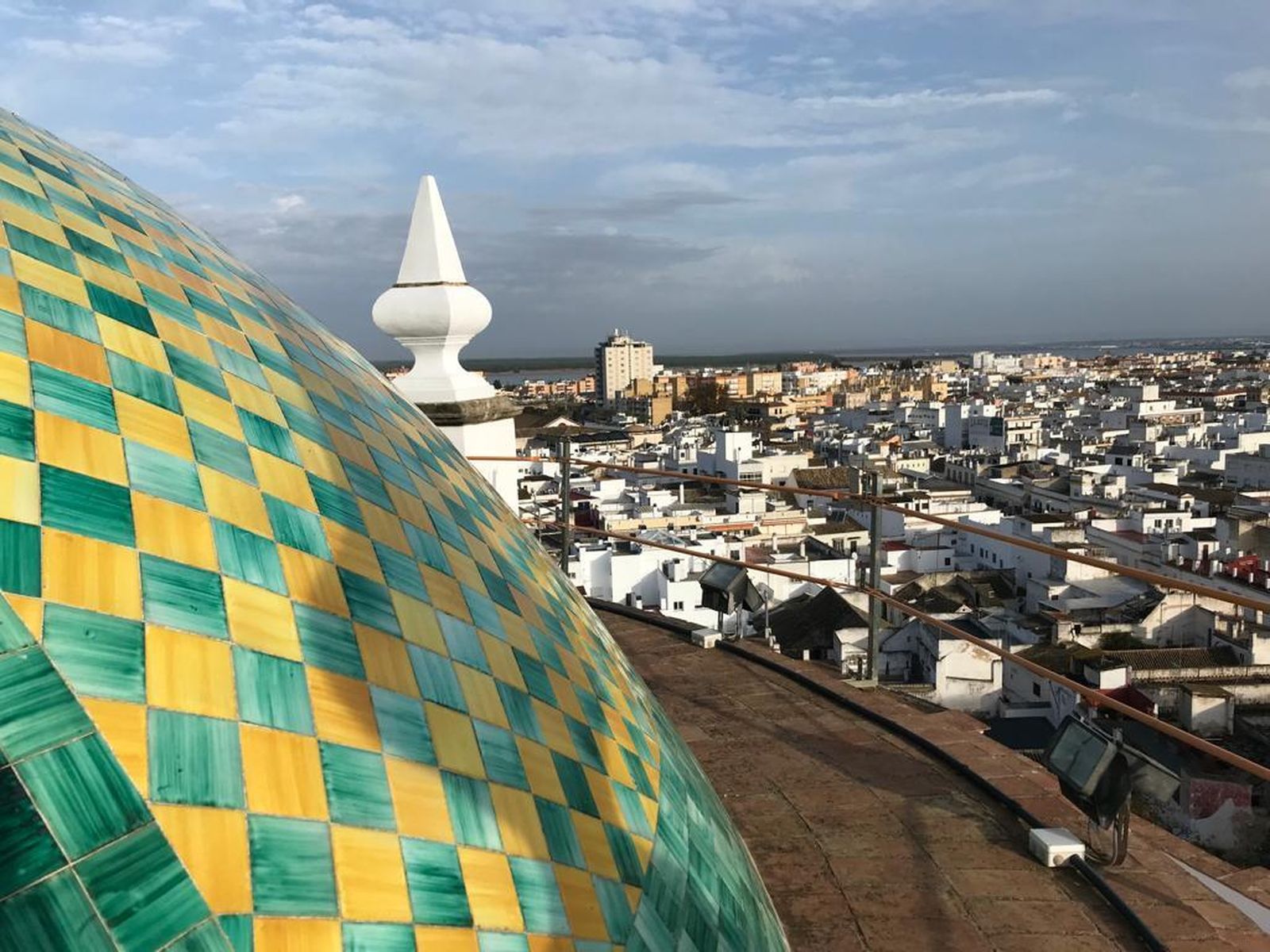 Una vista panorámica desde la cubierta del Auditorio ‘Manolo Sanlúcar’.