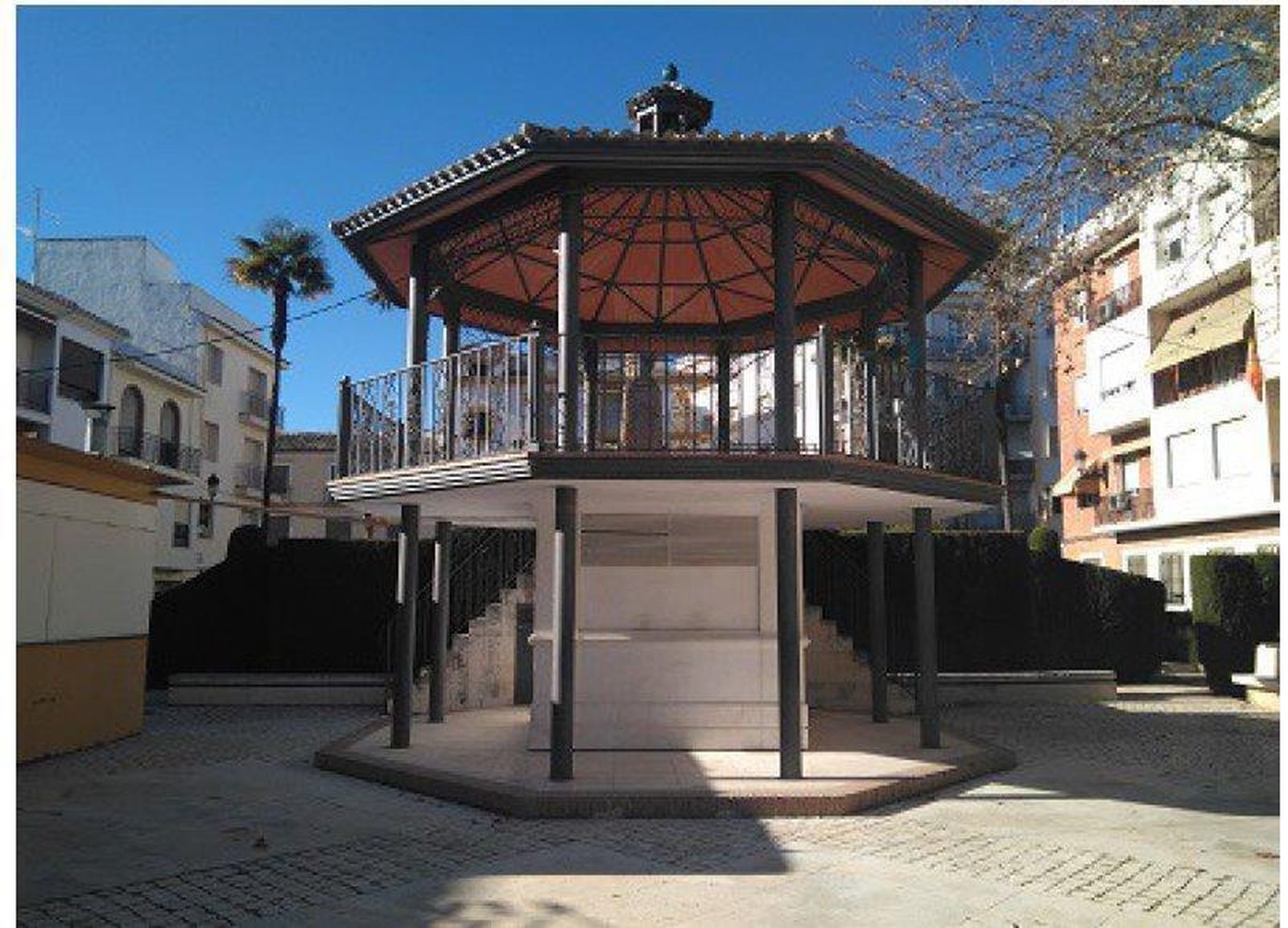 El quiosco de la Plaza del Llano de Priego de Córdoba