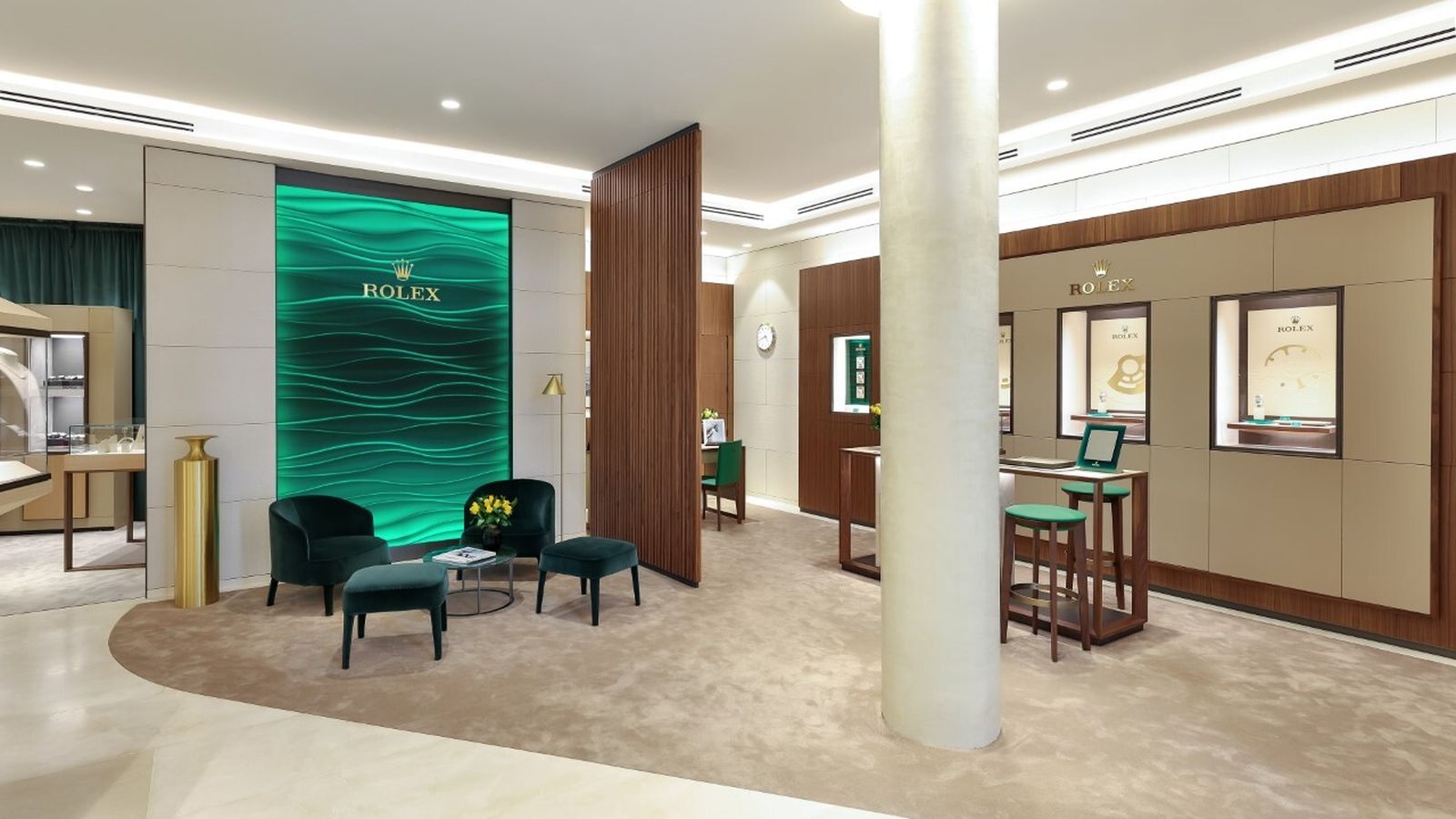 Corner Rolex en la joyería Marcos