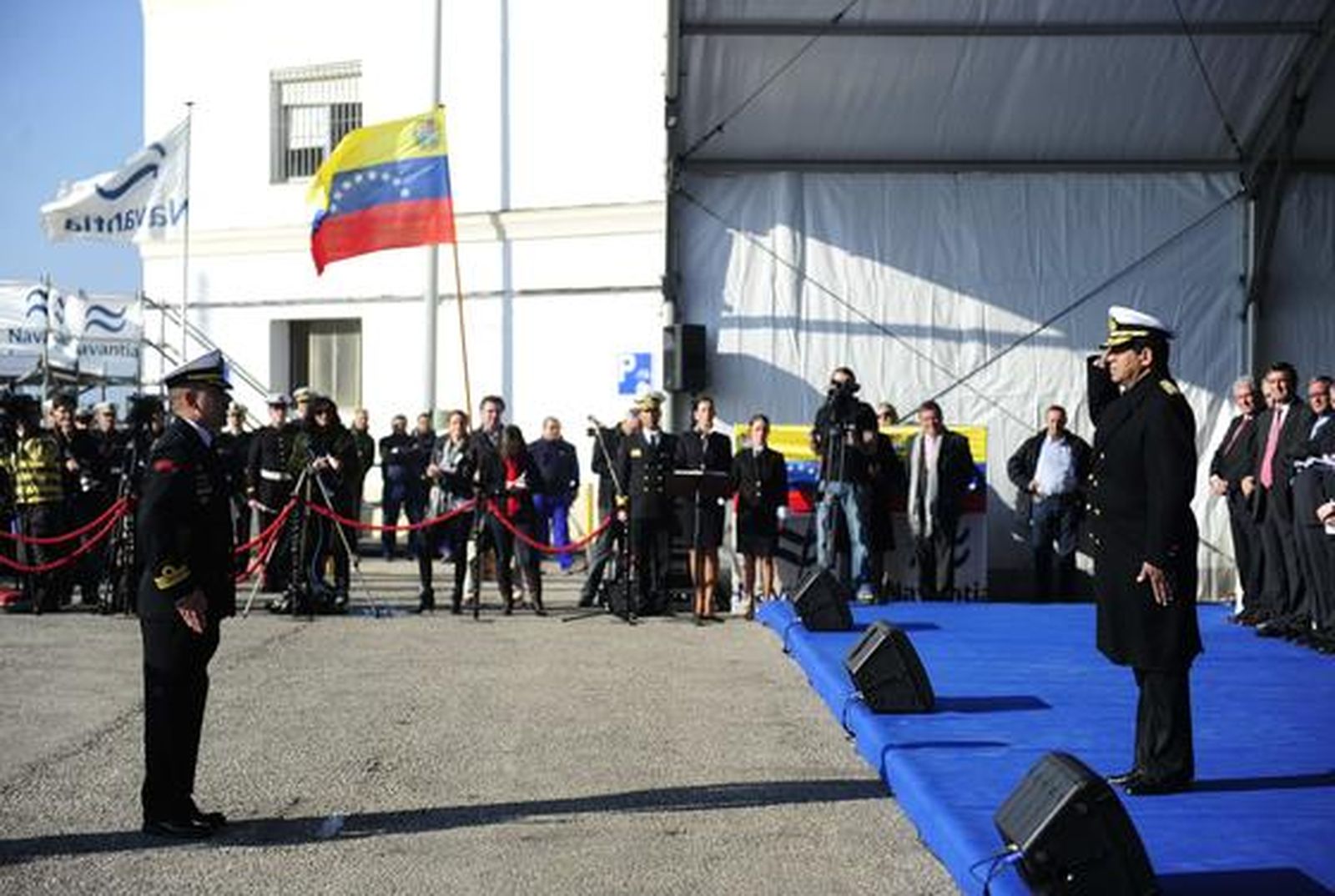 Navantia entrega el buque de Vigilancia Litoral Naiguatá a la Armada de Venezuela. 

Foto: Elias Pimentel
