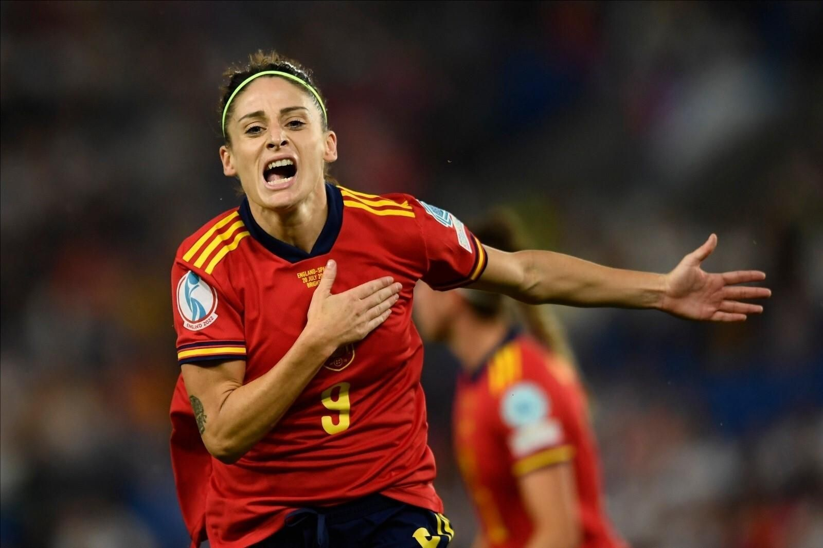 Esther González en una habitual en la Selección española femenina.