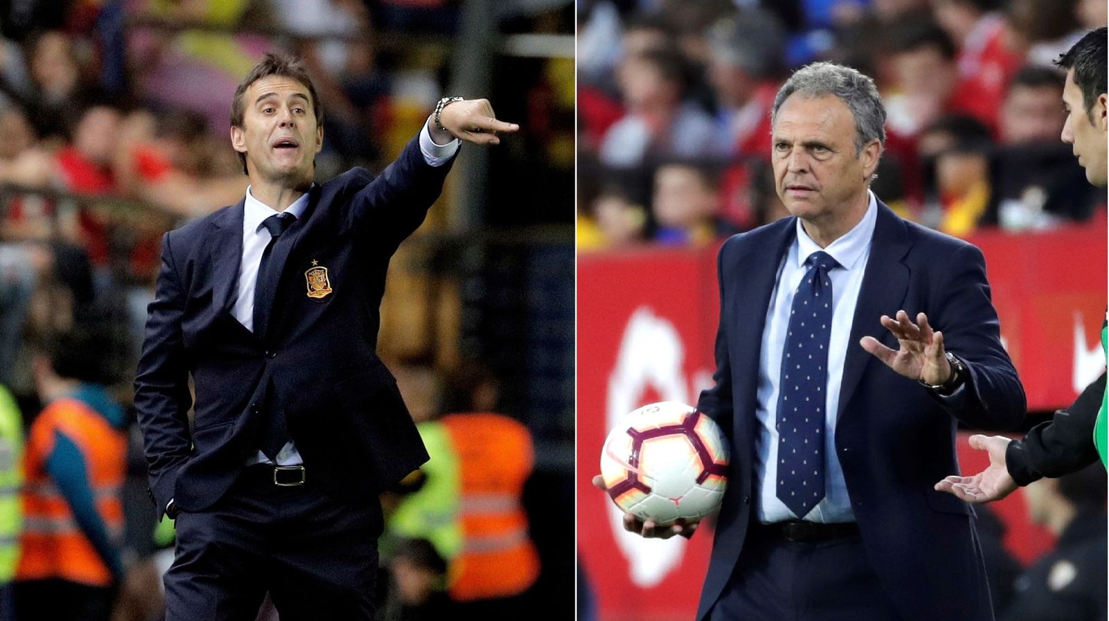 Lopetegui y Caparrós, candidatos a la selección en 2016, pueden reencontrarse en el Sevilla.