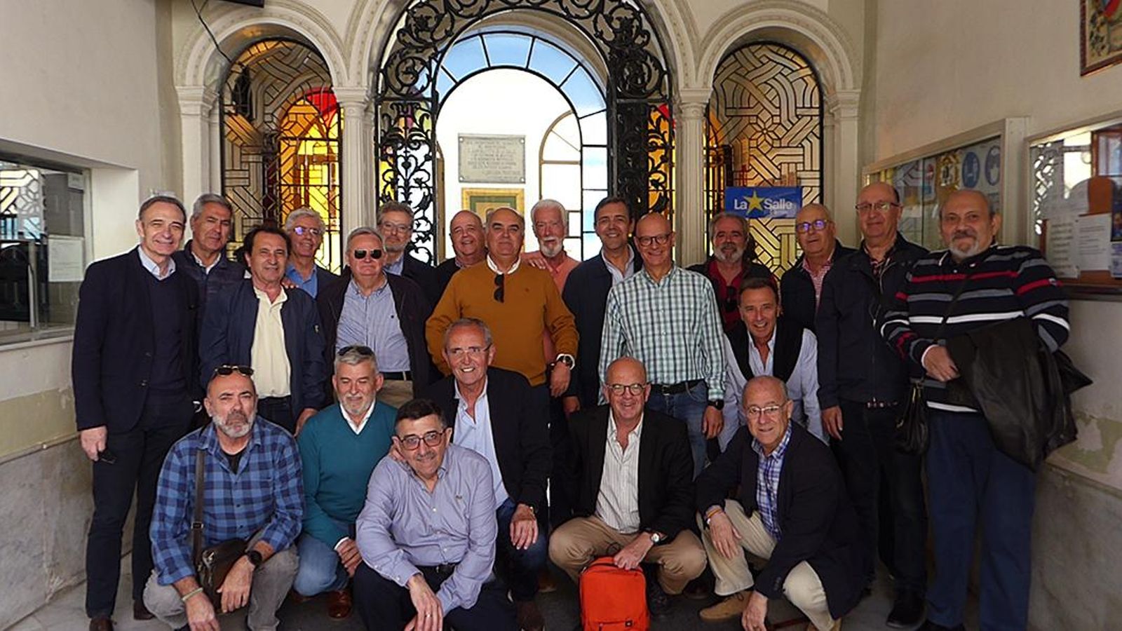 Encuentro de la promoción del 72 del colegio La Salle.