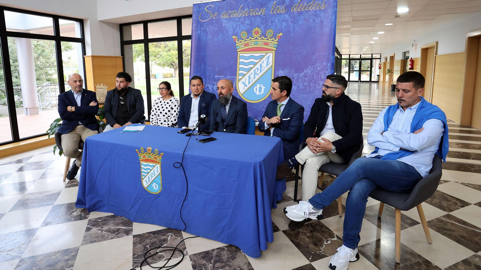 El nuevo consejo de administración del Xerez CD El nuevo consejo de administración del Xerez CD