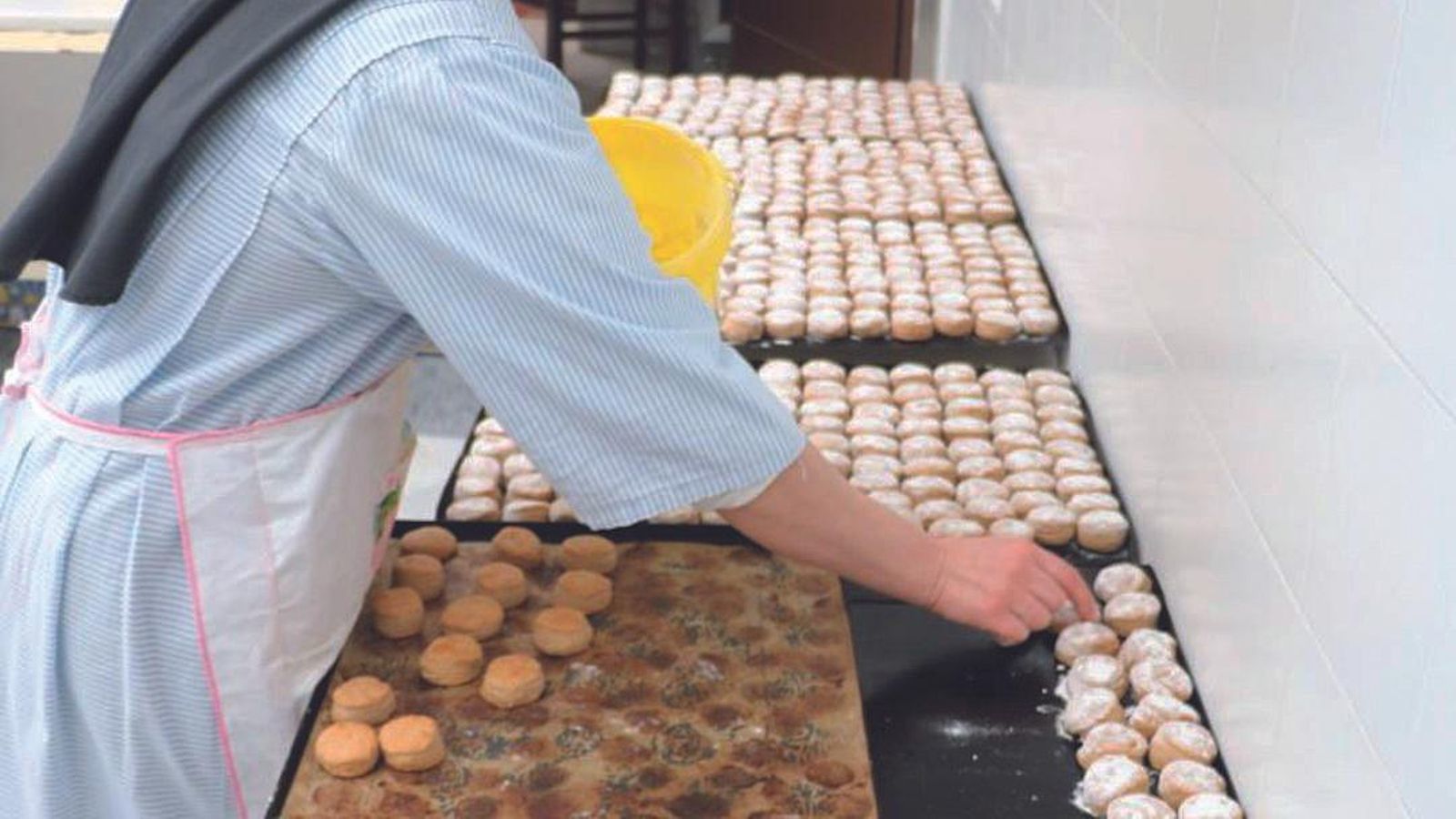 Preparación de dulces de convento
