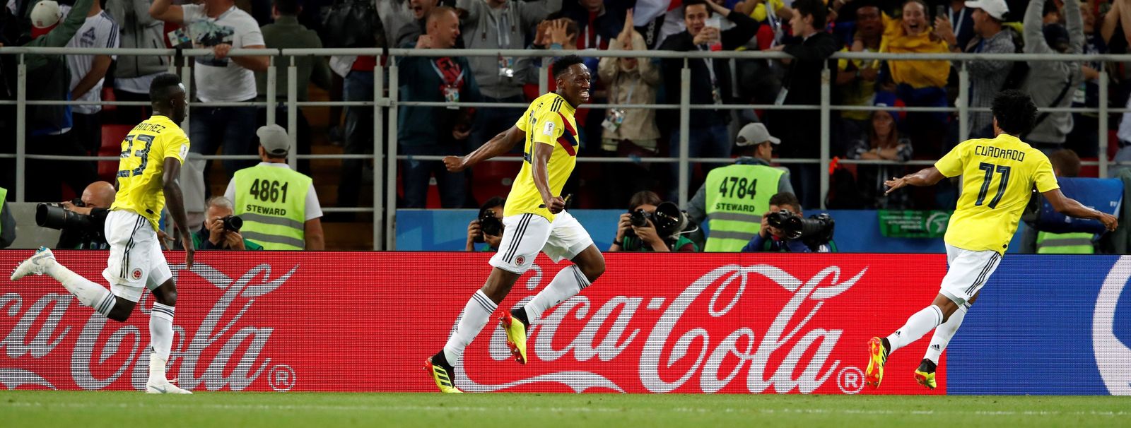 Las imágenes del Colombia-Inglaterra