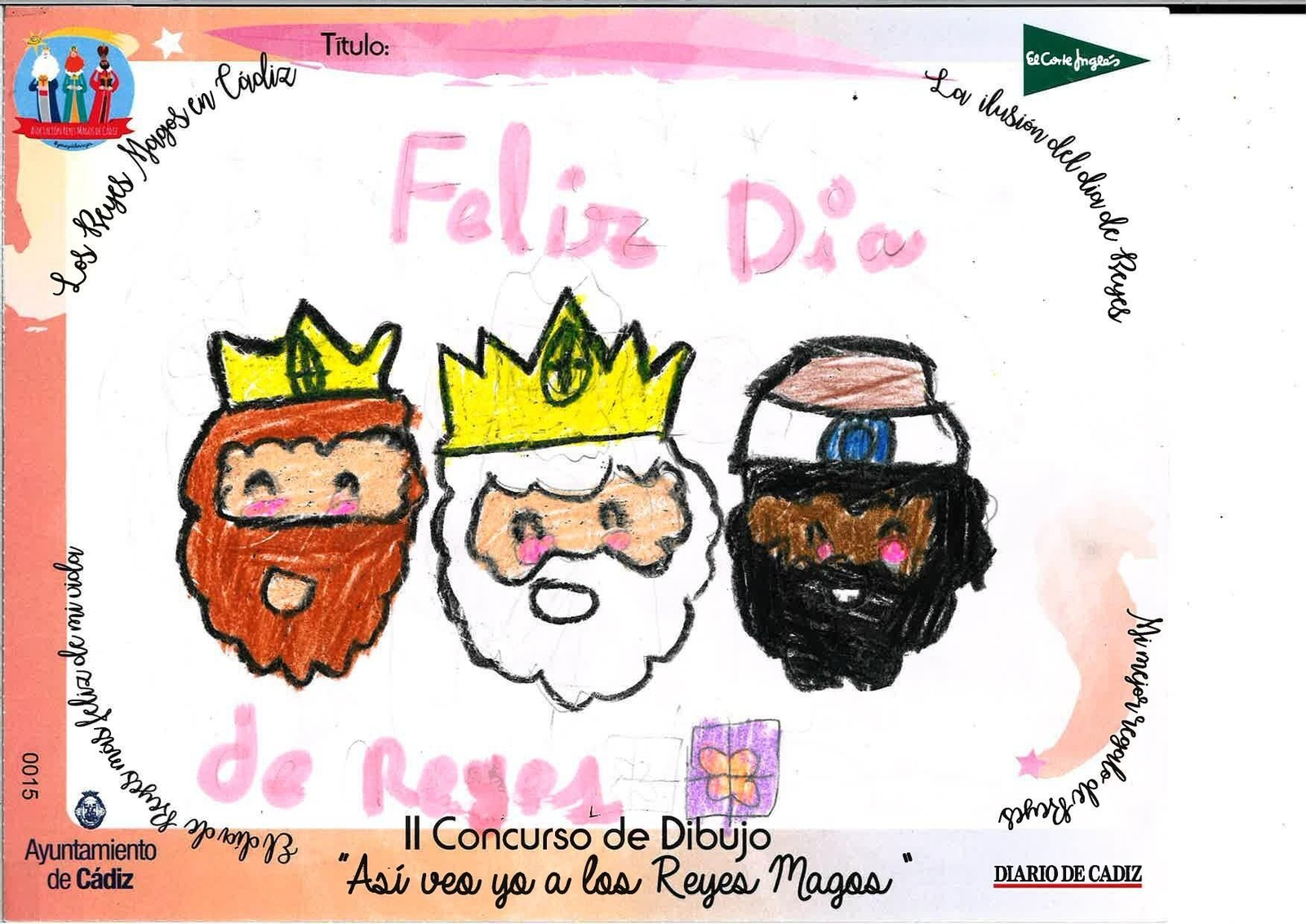 Las felicitaciones finalistas del II Concurso de Dibujo 'Así veo yo a los Reyes Magos'
