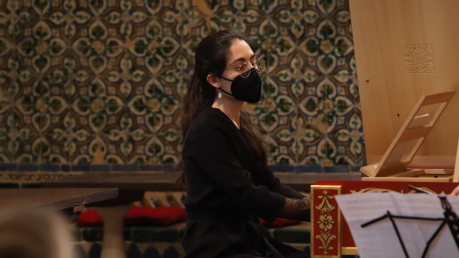 En el refectorio de Santa Clara durante el Femás 2021.