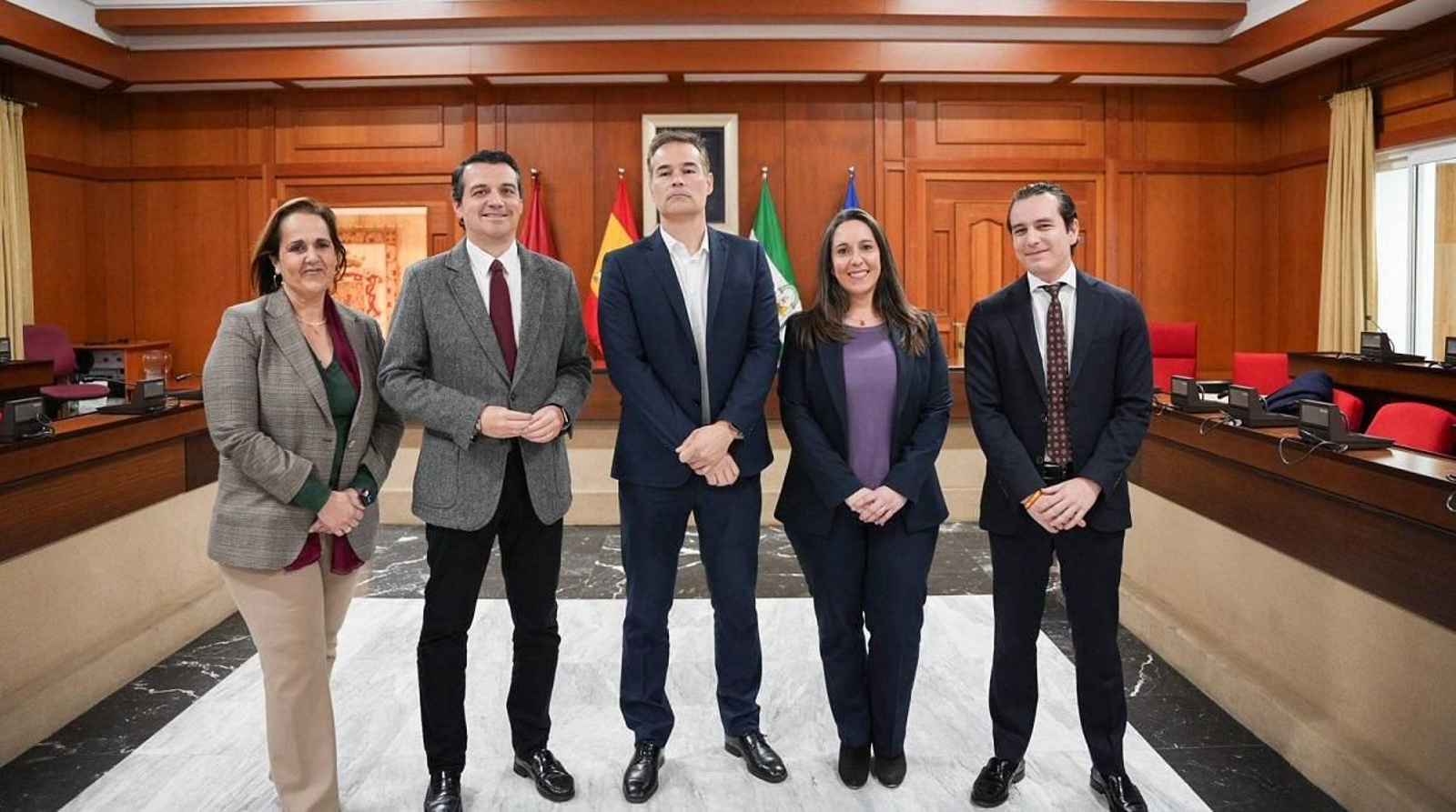 Presentación en el Ayuntamiento de Novaindef Academy