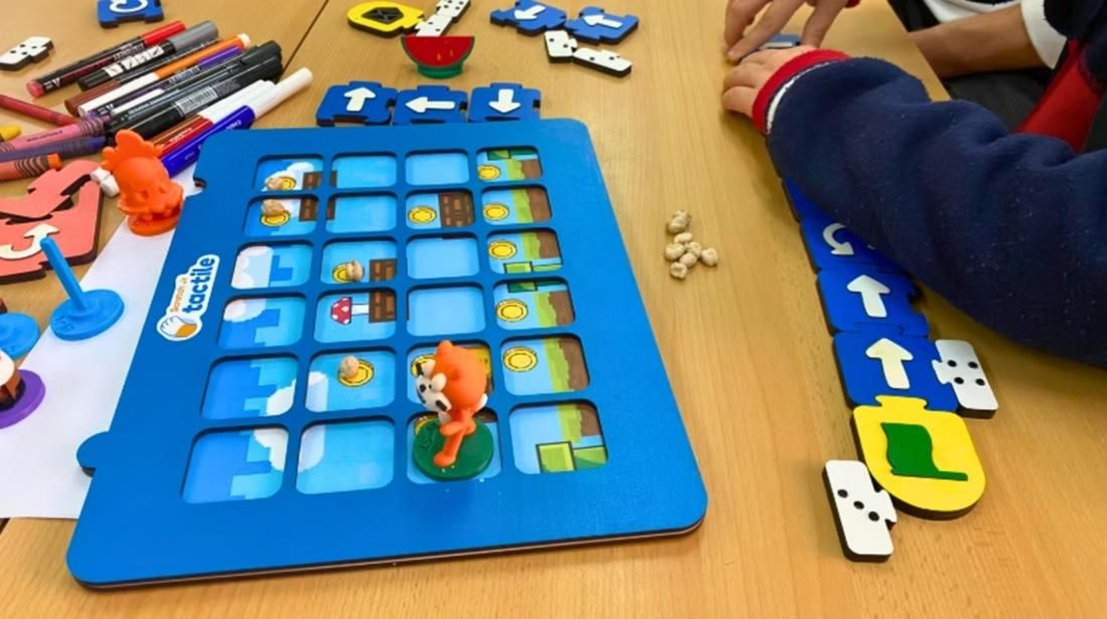 Una imagen de uno de los proyectos Scratch Tactile.