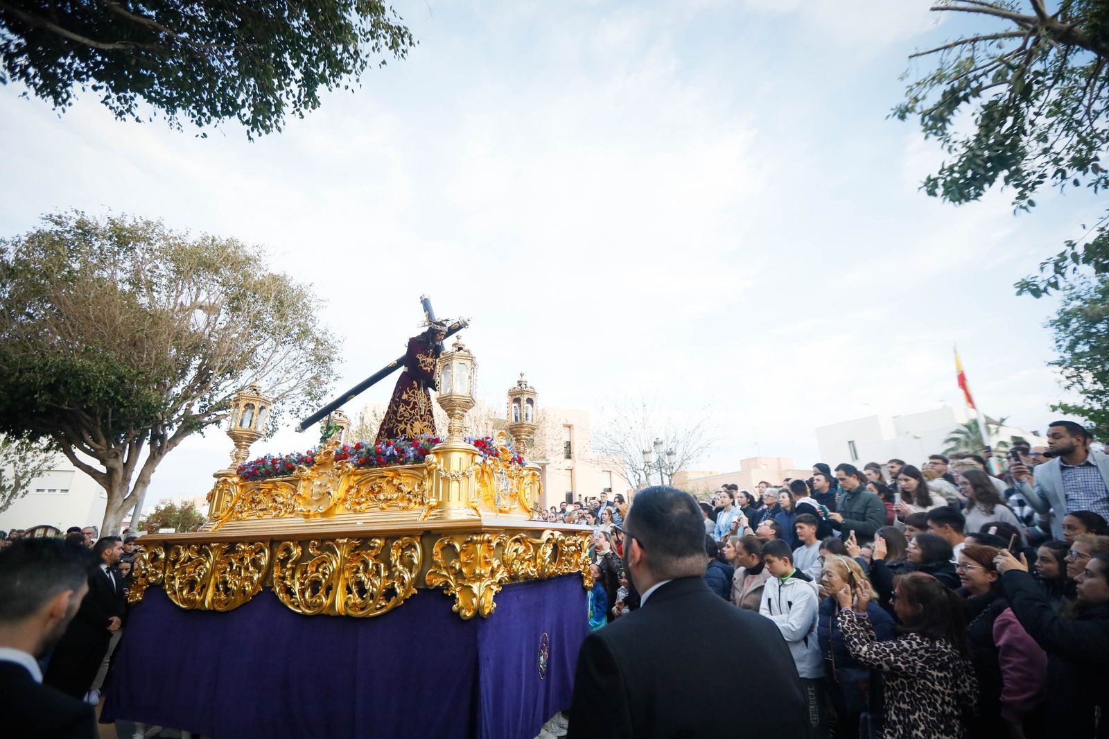 La procesión del Encuentro, en imágenes