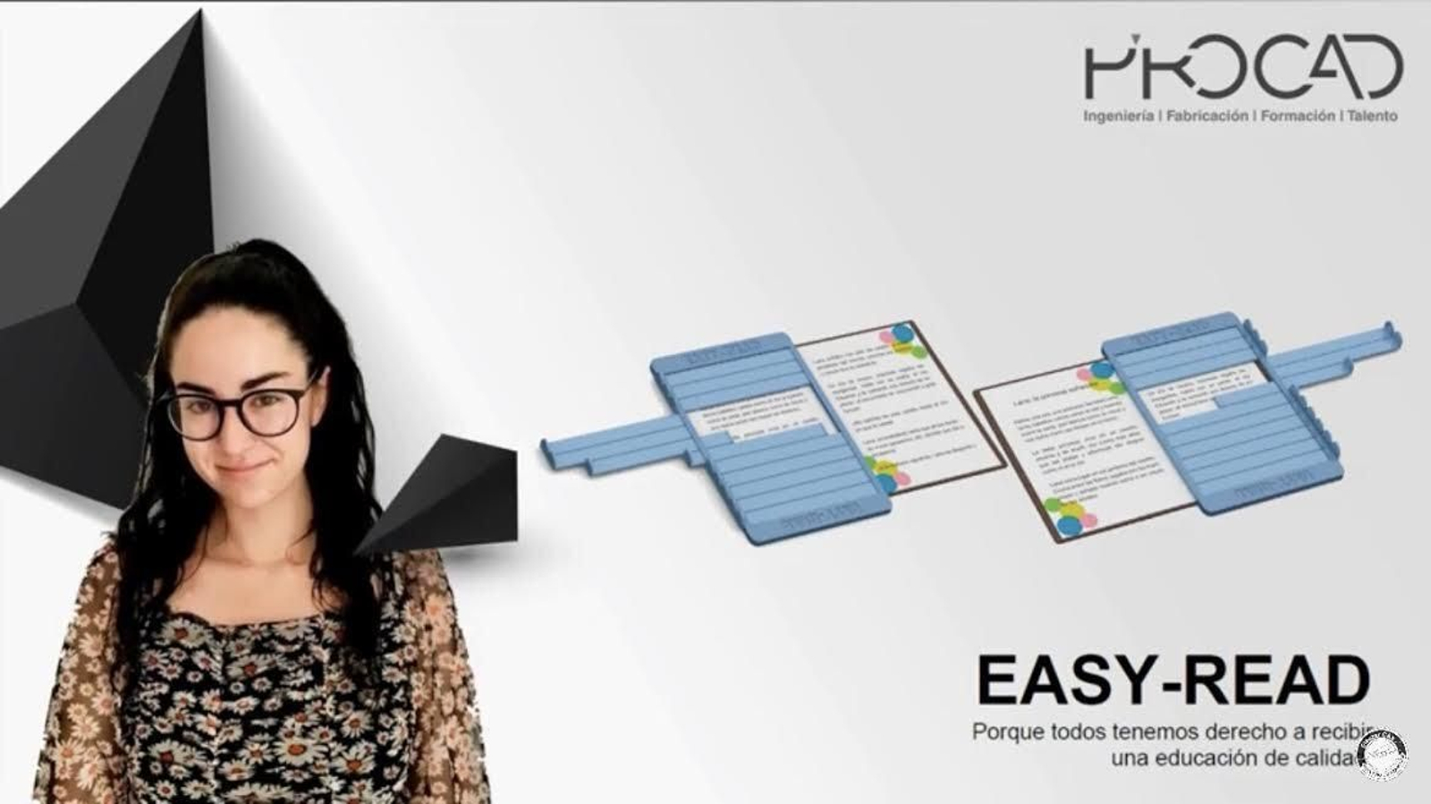 Carmen Doña gana la beca ProCad con la propuesta Easy-read