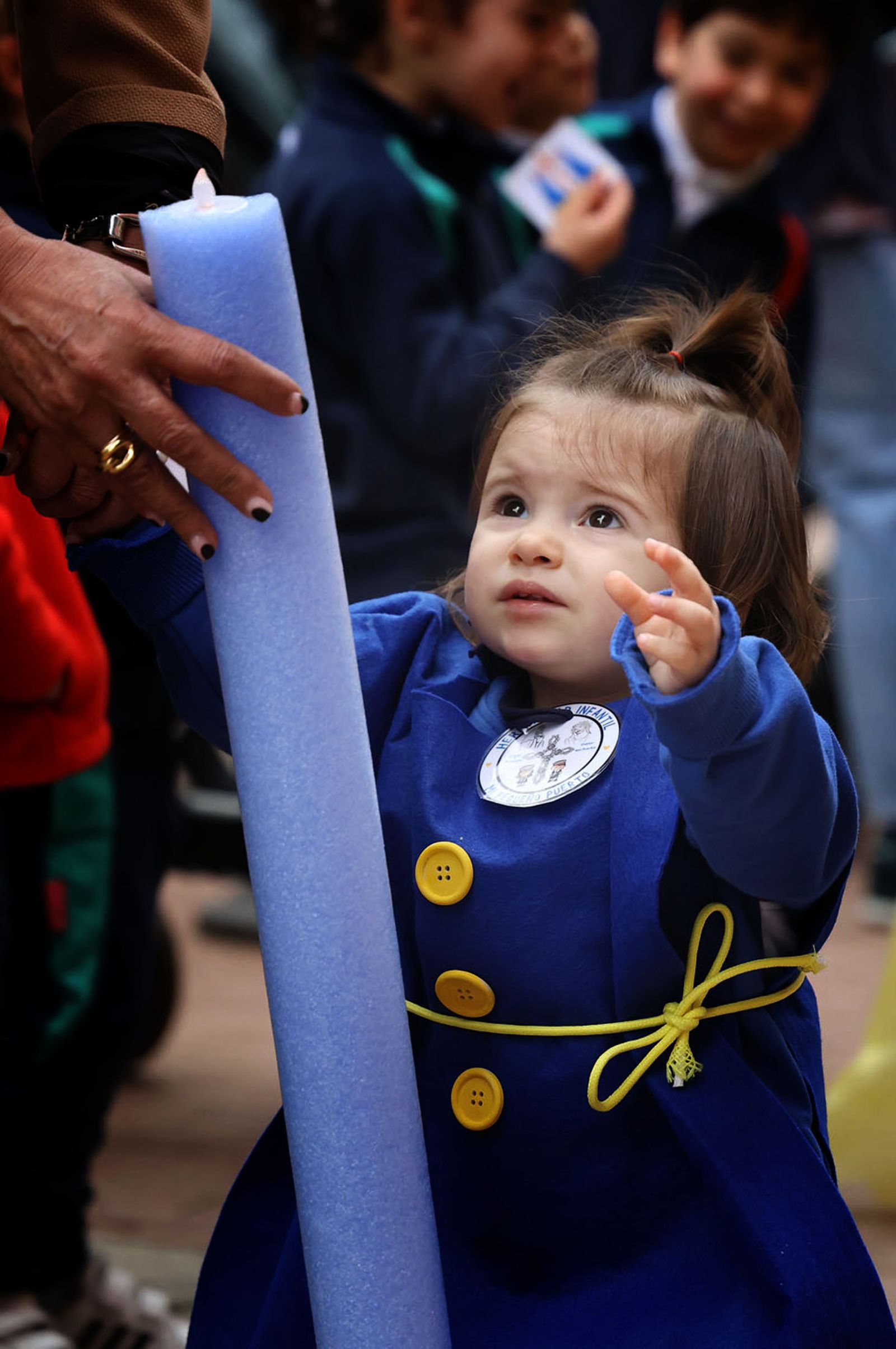 Imágenes de la procesión de la 'Escuela Infantil Mi Pequeño Puerto'