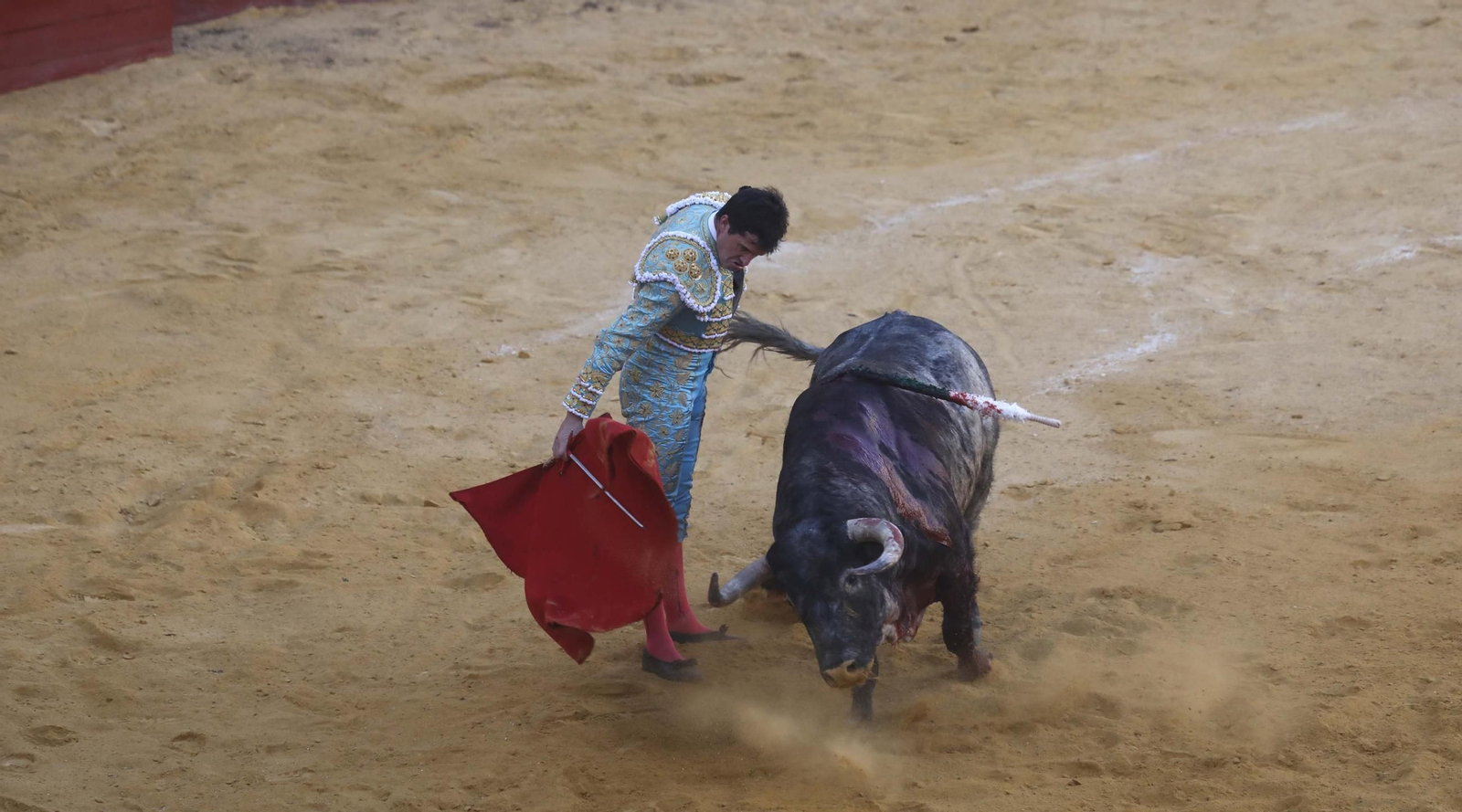 Las fotos de la corrida de toros de David Galván, Daniel Luque y Joaquín Galdós en San Roque