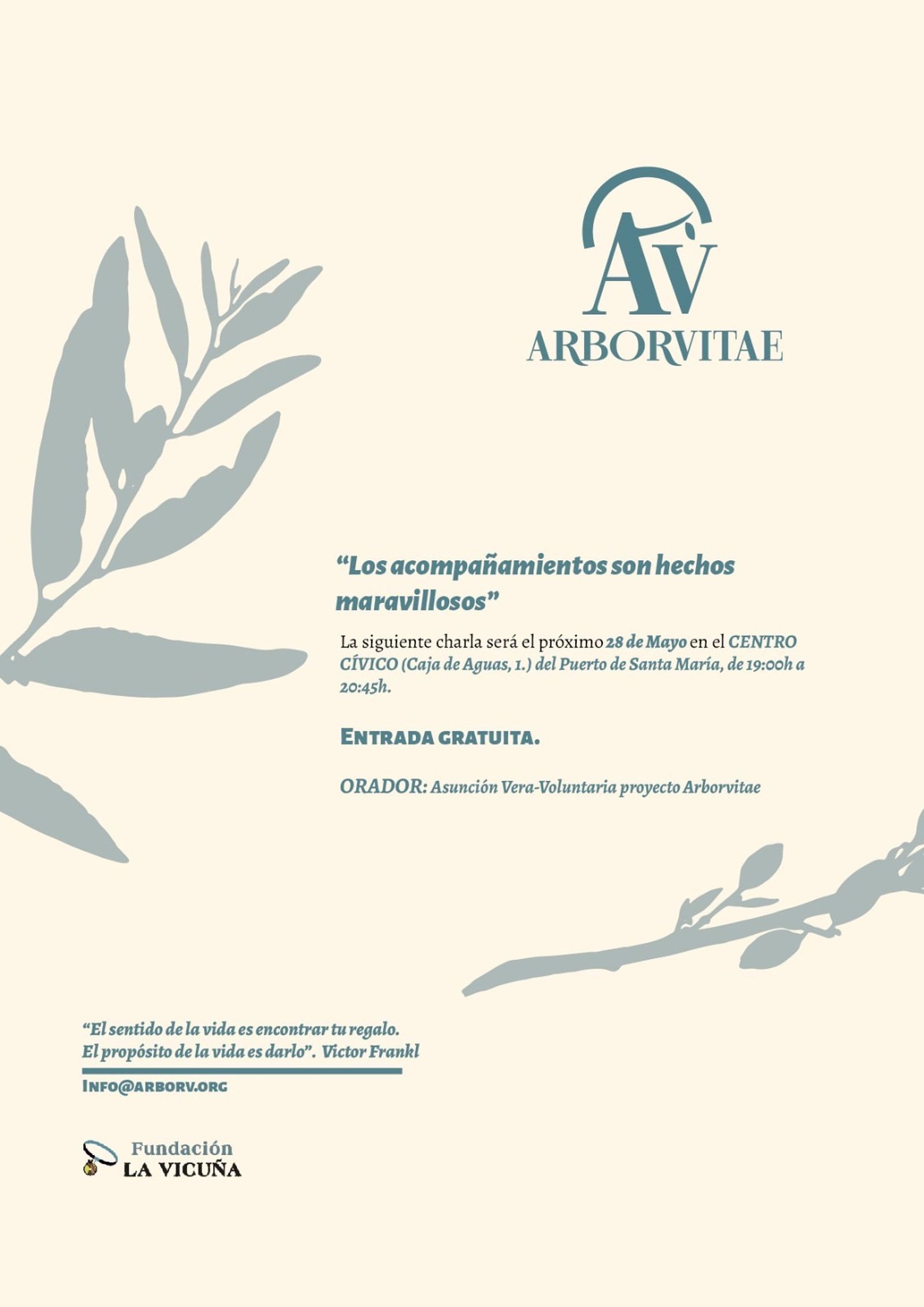 El cartel anunciador del evento.