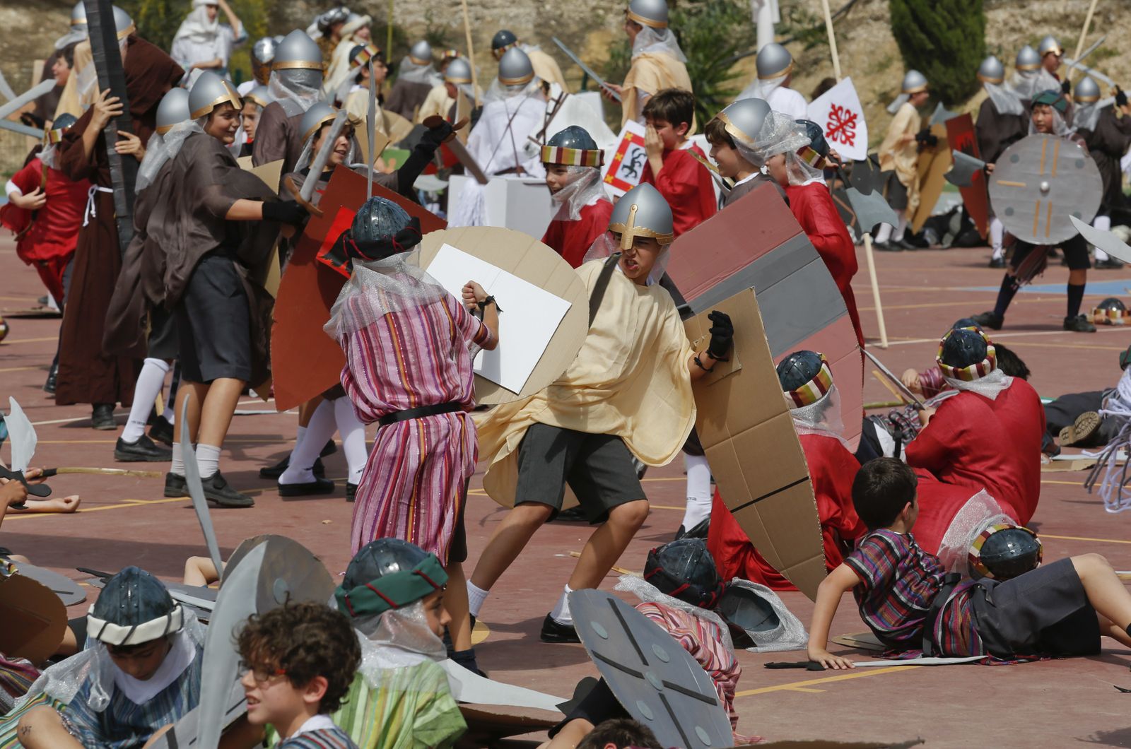 La Batalla de las Navas de Tolosa escenificada por los alumnos de El Romeral