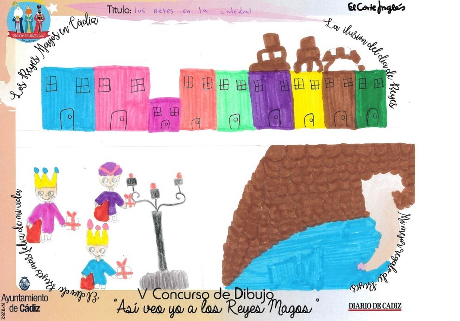 Los dibujos del concurso 'Así veo yo a los Reyes Magos'.