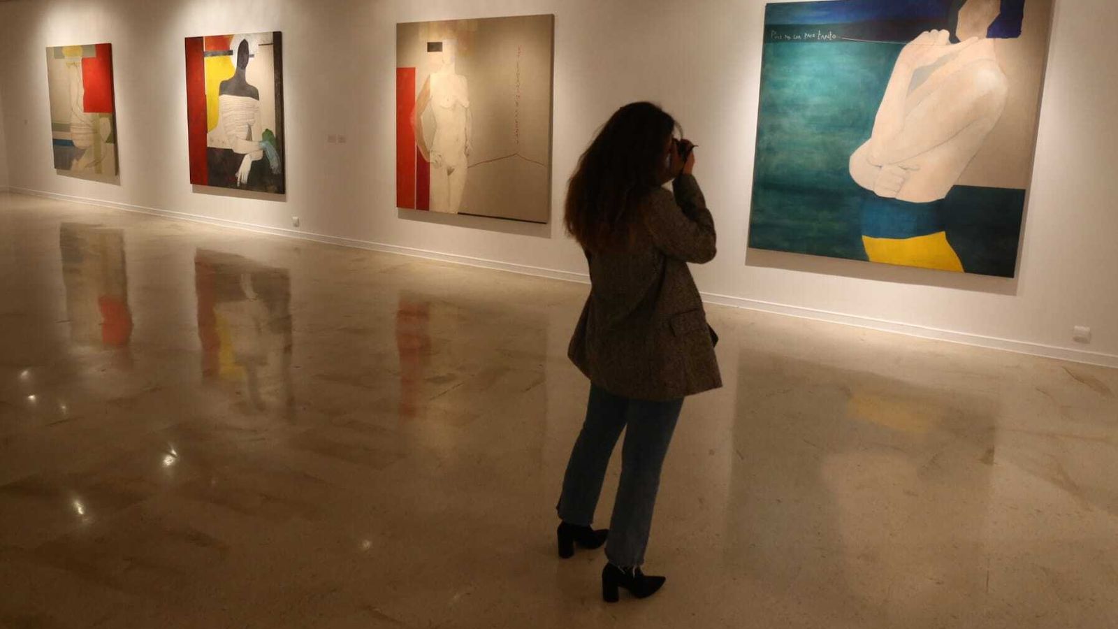 Algunas de las obras reunidas en 'Borderline'.