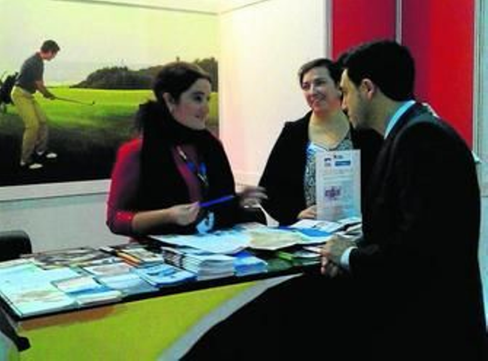 Estand que montó la Diputación Provincial en la feria de Turismo más importante de Berlín.