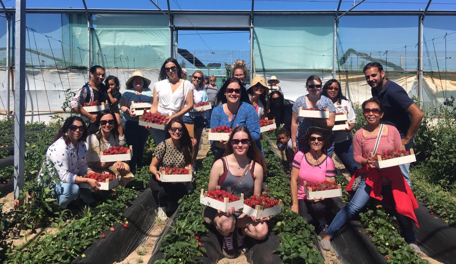 Una de las numerosas visitas turísticas que organiza desde hace años la oficina municipal Welcome to Rota para que los norteamericanos conozcan la localidad y sus tradiciones.