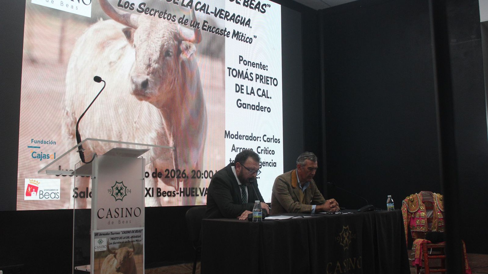 Prieto de La Cal en Casino de Beas