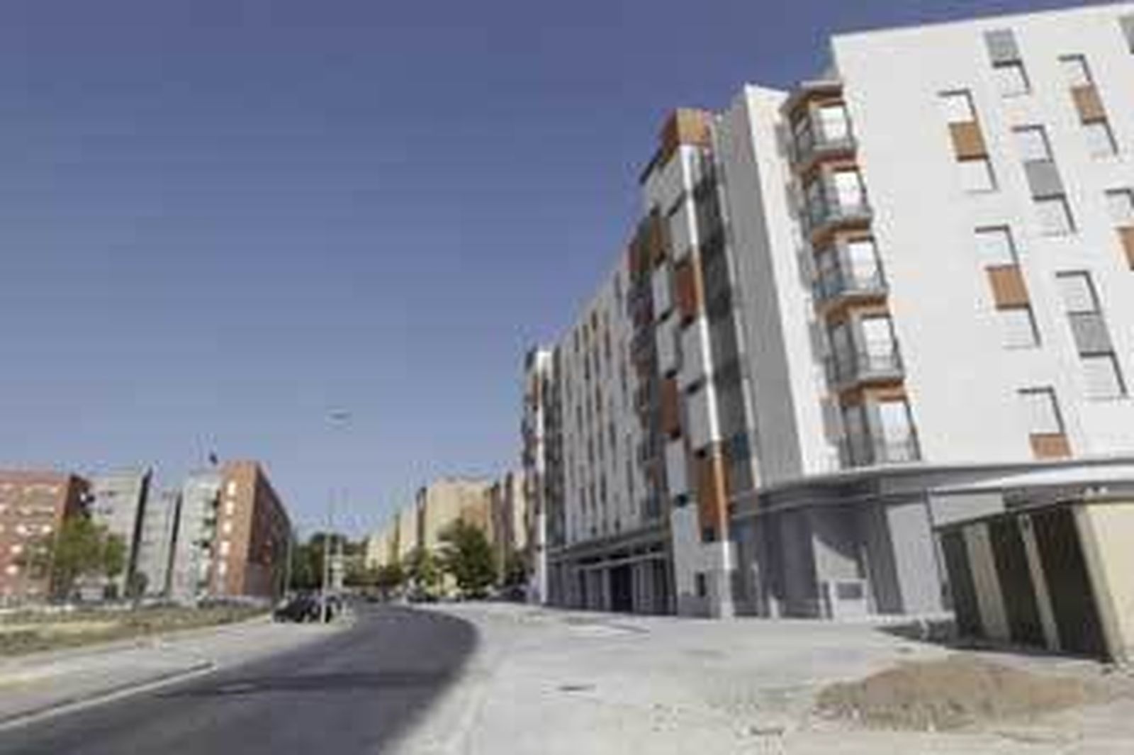 Viviendas de protección oficial de la promoción de Cerrofruto que está próxima a entregarse. /Miguel Ángel González