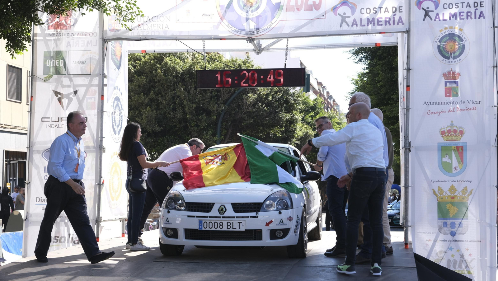 Imágenes de la salida del Rallye Costa de Almería