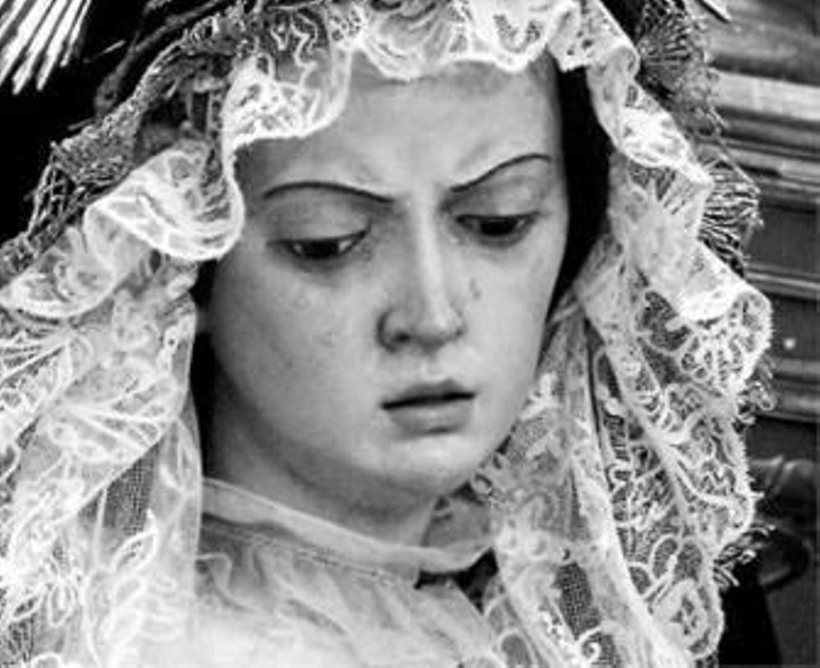 La imagen de la Virgen de los Dolores que va a ser restaurada.