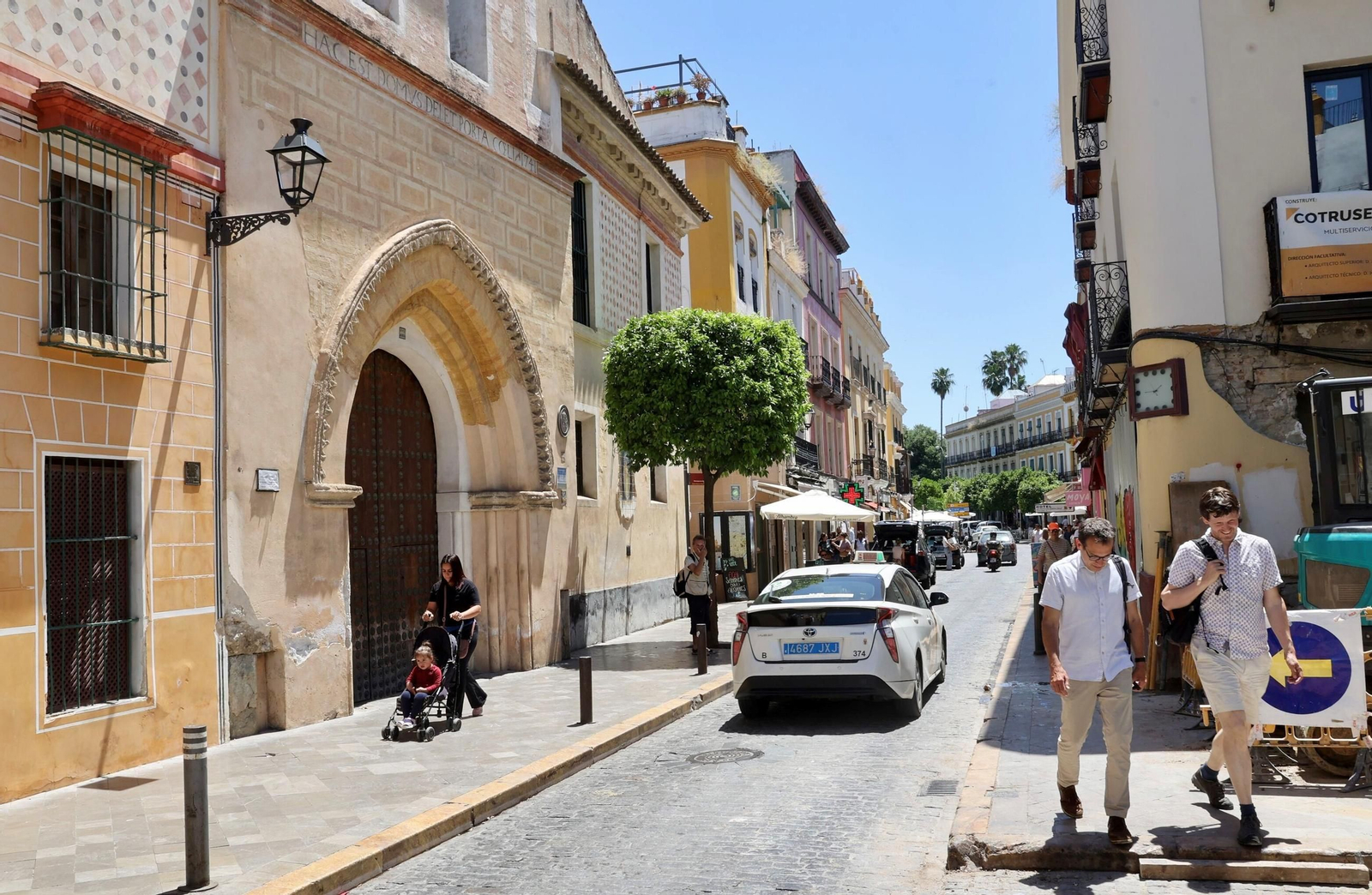 La iglesia de Santa María la Blanca.