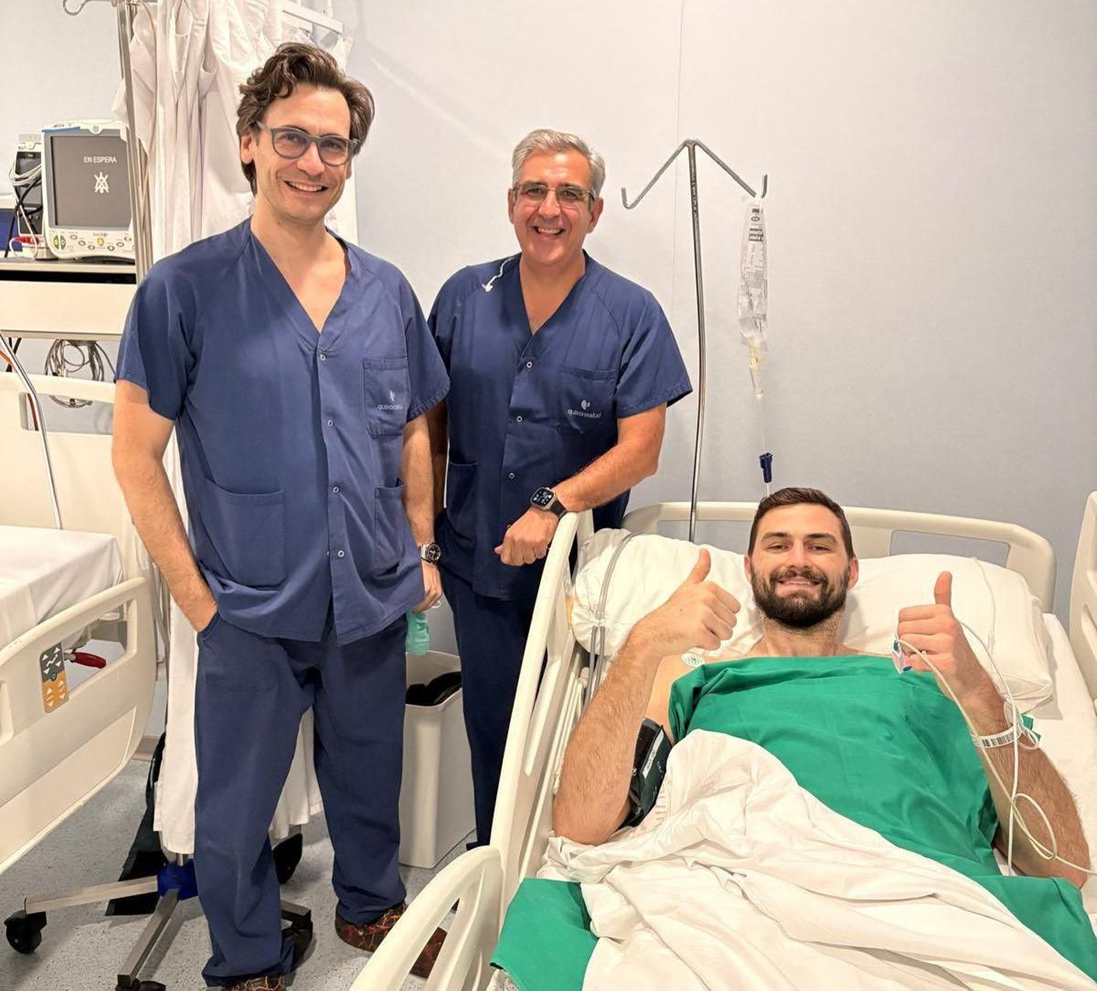 Kravish, ya intervenido de esa fractura.