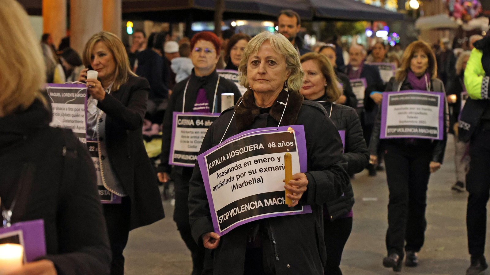 Manifestación en Jerez contra las Violencias Machistas
