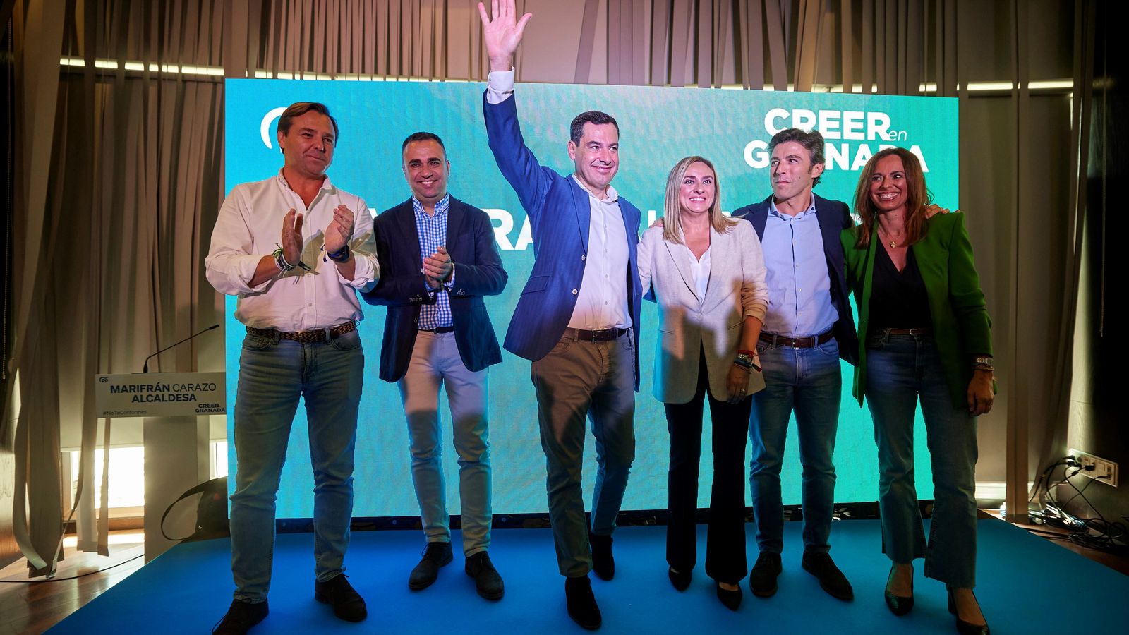 Los populares han puesto el broche a la campaña de Marifrán Carazo.