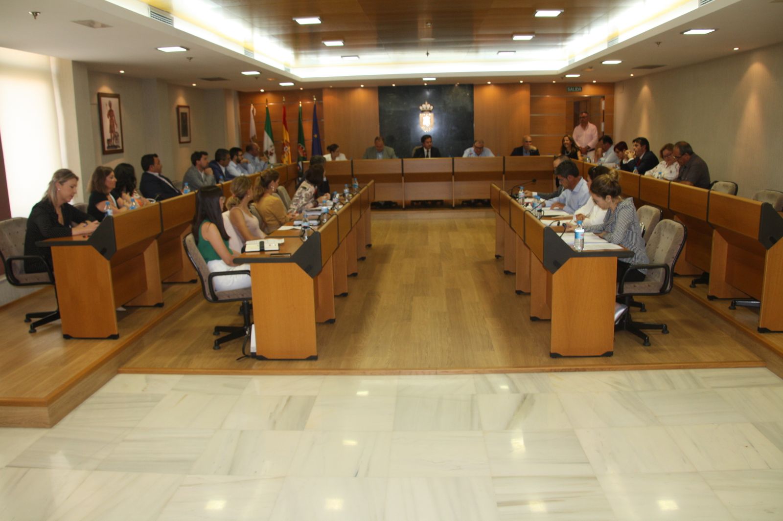 Imagen de archivo de un Pleno municipal en El Ejido.