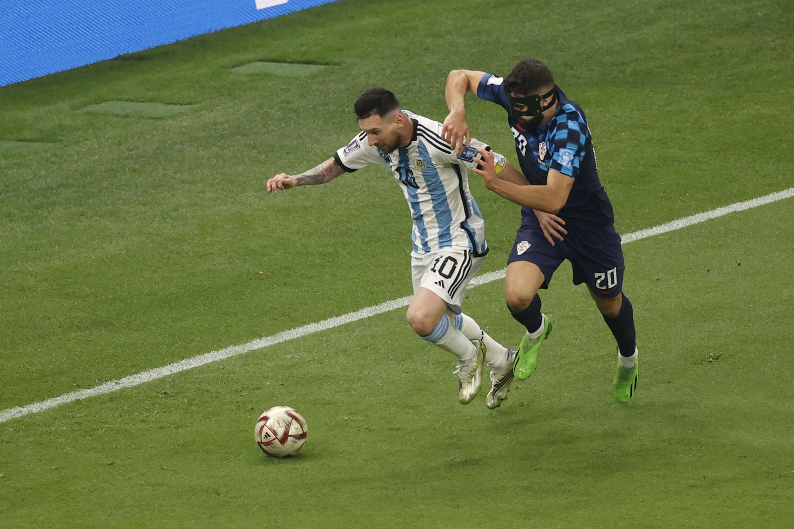 Las fotos de Messi contra Croacia