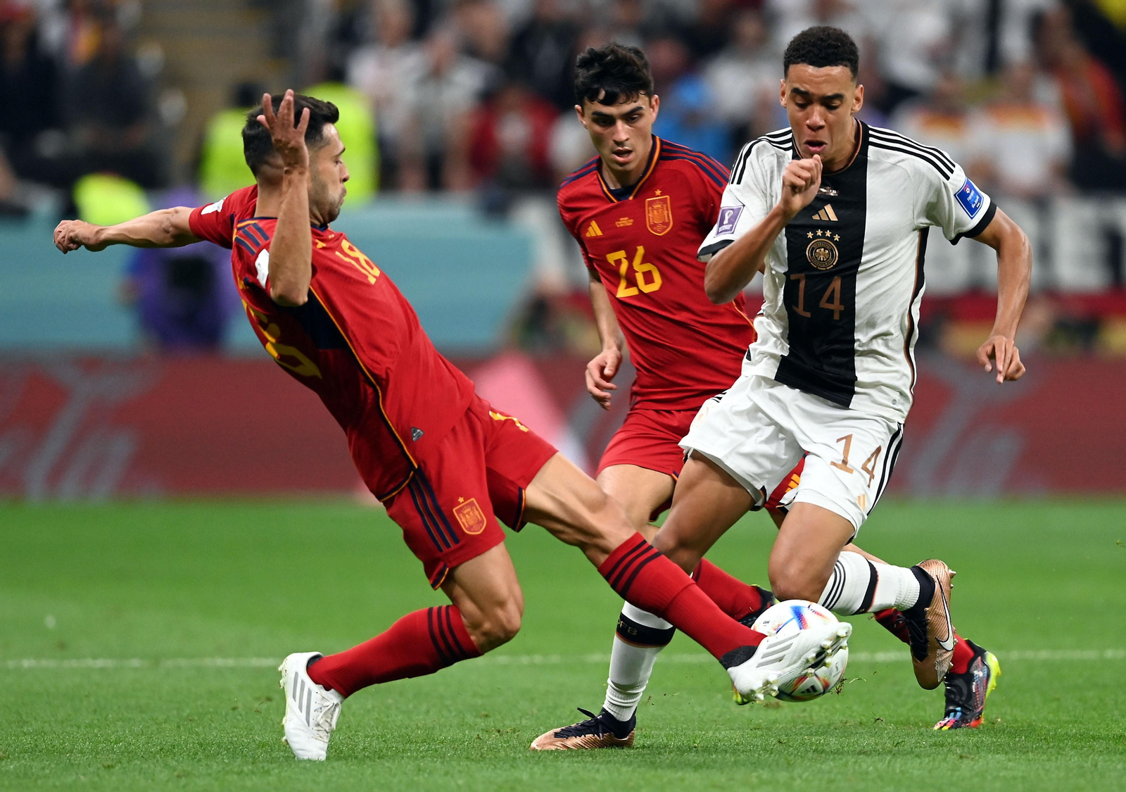 Las fotos del España-Alemania del Mundial de Qatar