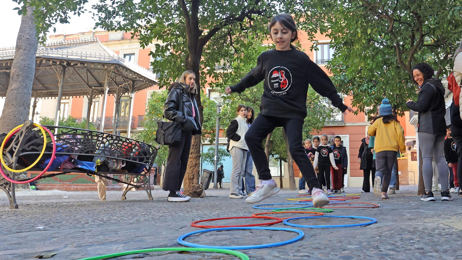 Yincana flamenca en el centro de Jerez