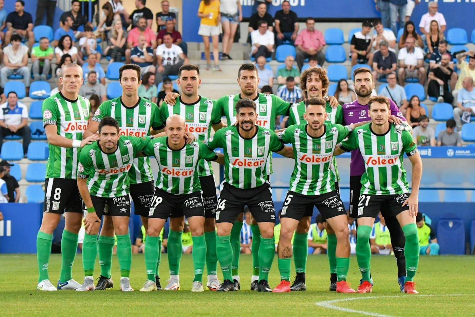 Una formación del Atlético Sanluqueño de esta temporada.