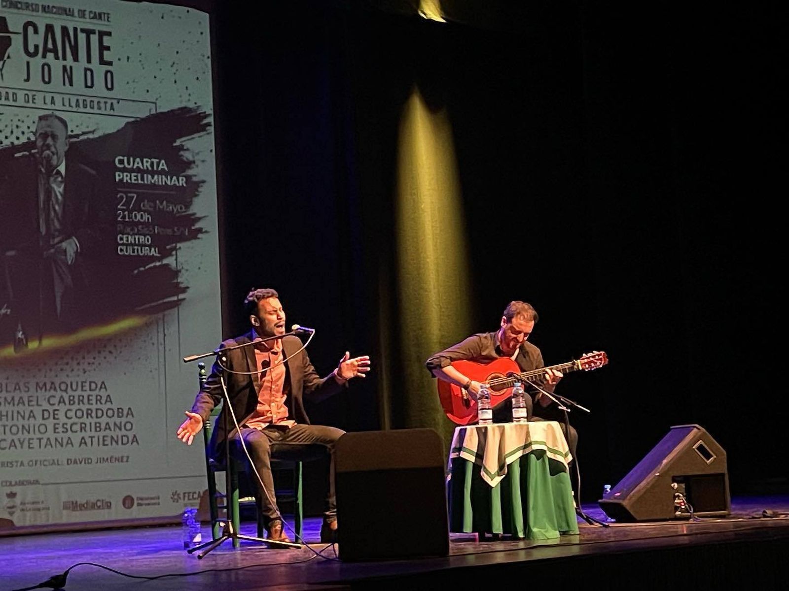 Pablo Padilla durante su intervención en la fase preliminar