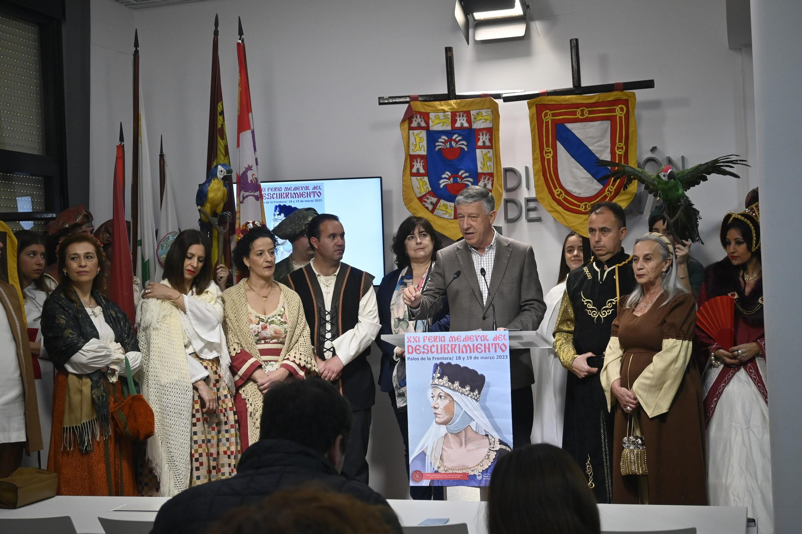 Presentación de la Feria Medieval de Palos en imágenes